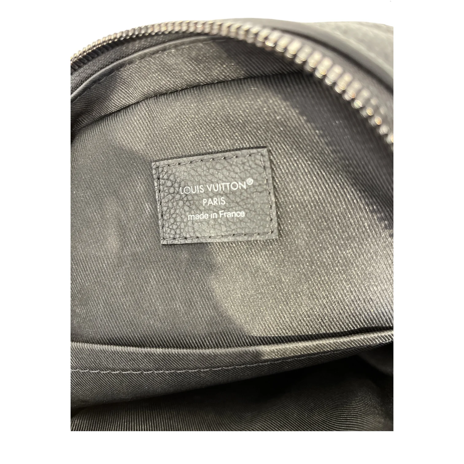 LOUIS VUITTON/Cross Body Bag/Camouflage/Leather/BLK/LV AVENUE SLINGBAG DIGICAMO