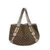 GUCCI/Tote Bag/Monogram/BEG/GG/ HORSEBIT/ BRAIDED HANDLE