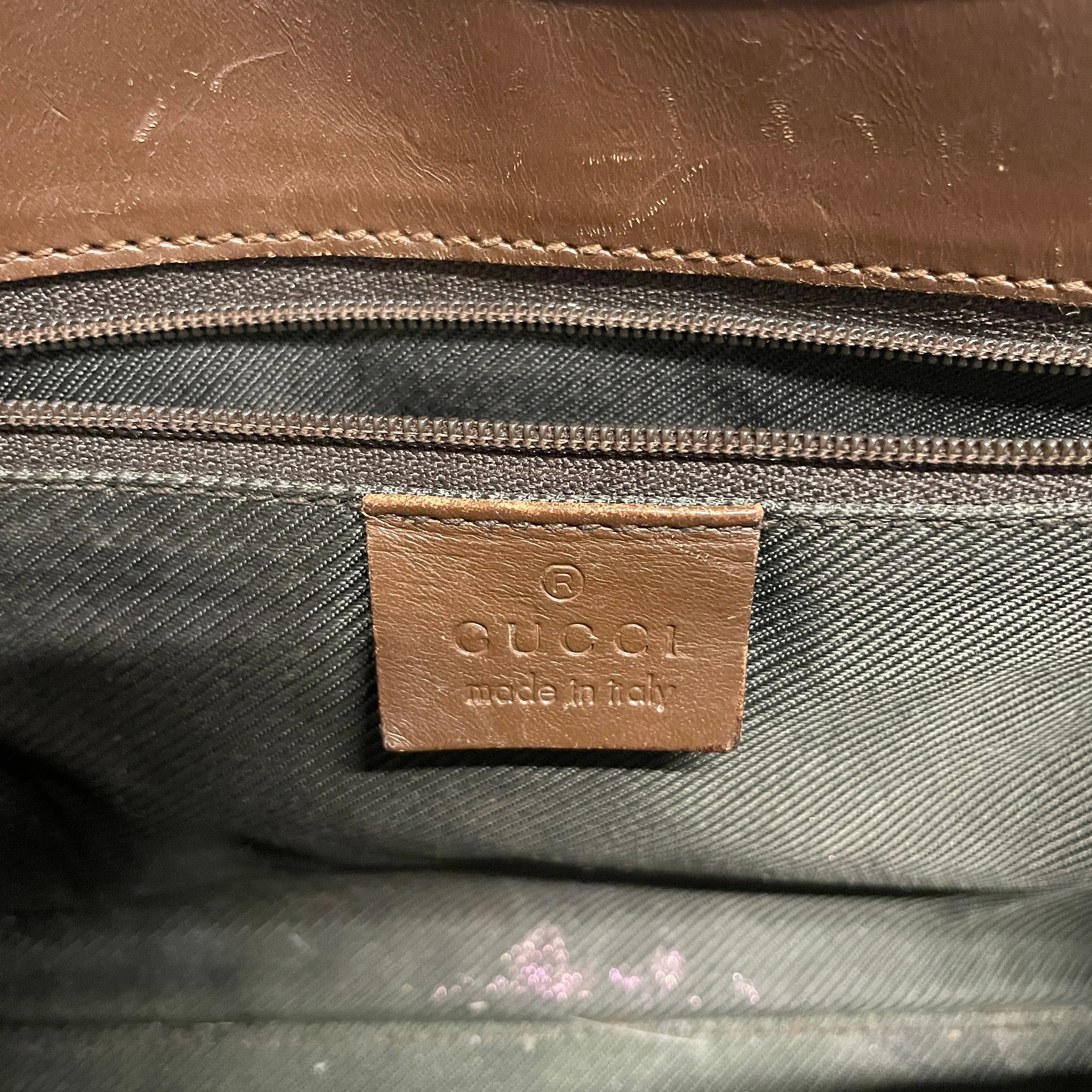 GUCCI/Hand Bag/Monogram/Cotton/BEG/01721002046