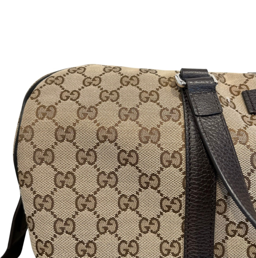 GUCCI/Tote Bag/Monogram/BEG/GG CANVAS DUFFLE TRAVEL BAG