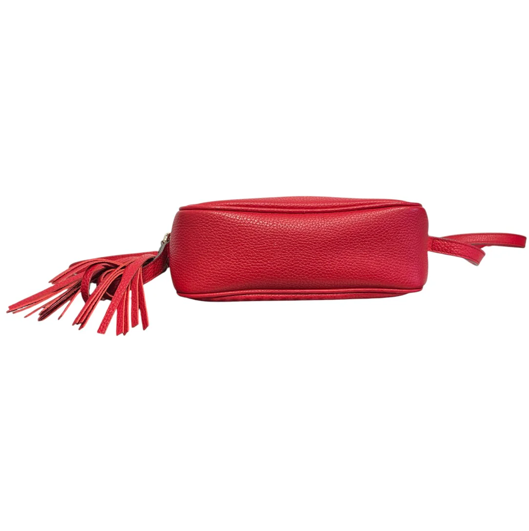 GUCCI/Cross Body Bag/Leather/RED/SOHO DISCO BAG