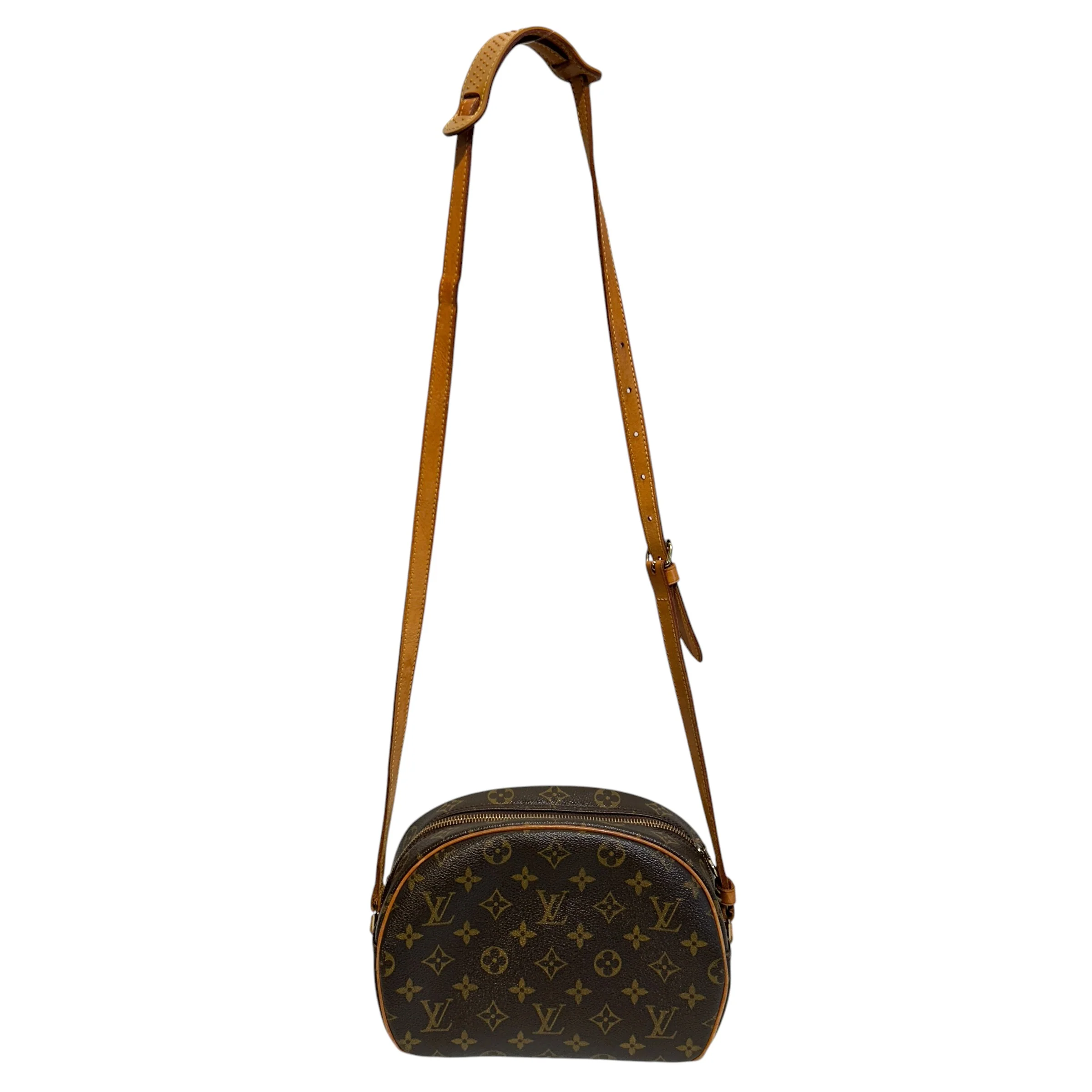 LOUIS VUITTON/Cross Body Bag/Monogram/Leather/BRW/Blois