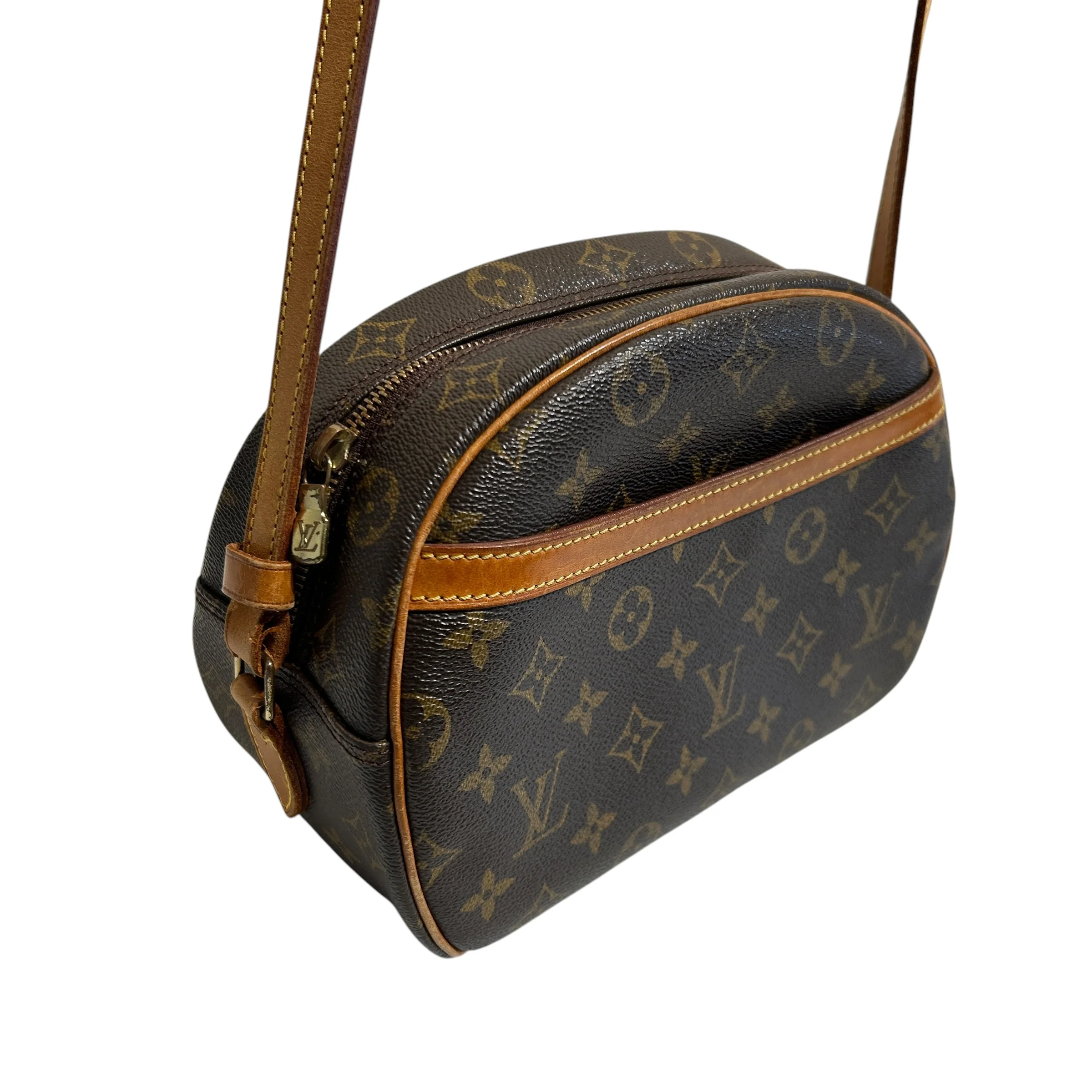 LOUIS VUITTON/Cross Body Bag/Monogram/Leather/BRW/Blois