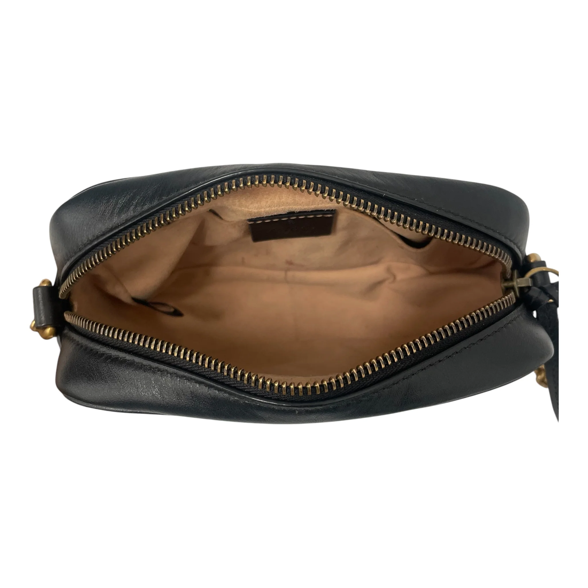 GUCCI/Cross Body Bag/Border/Leather/BLK/448065498075
