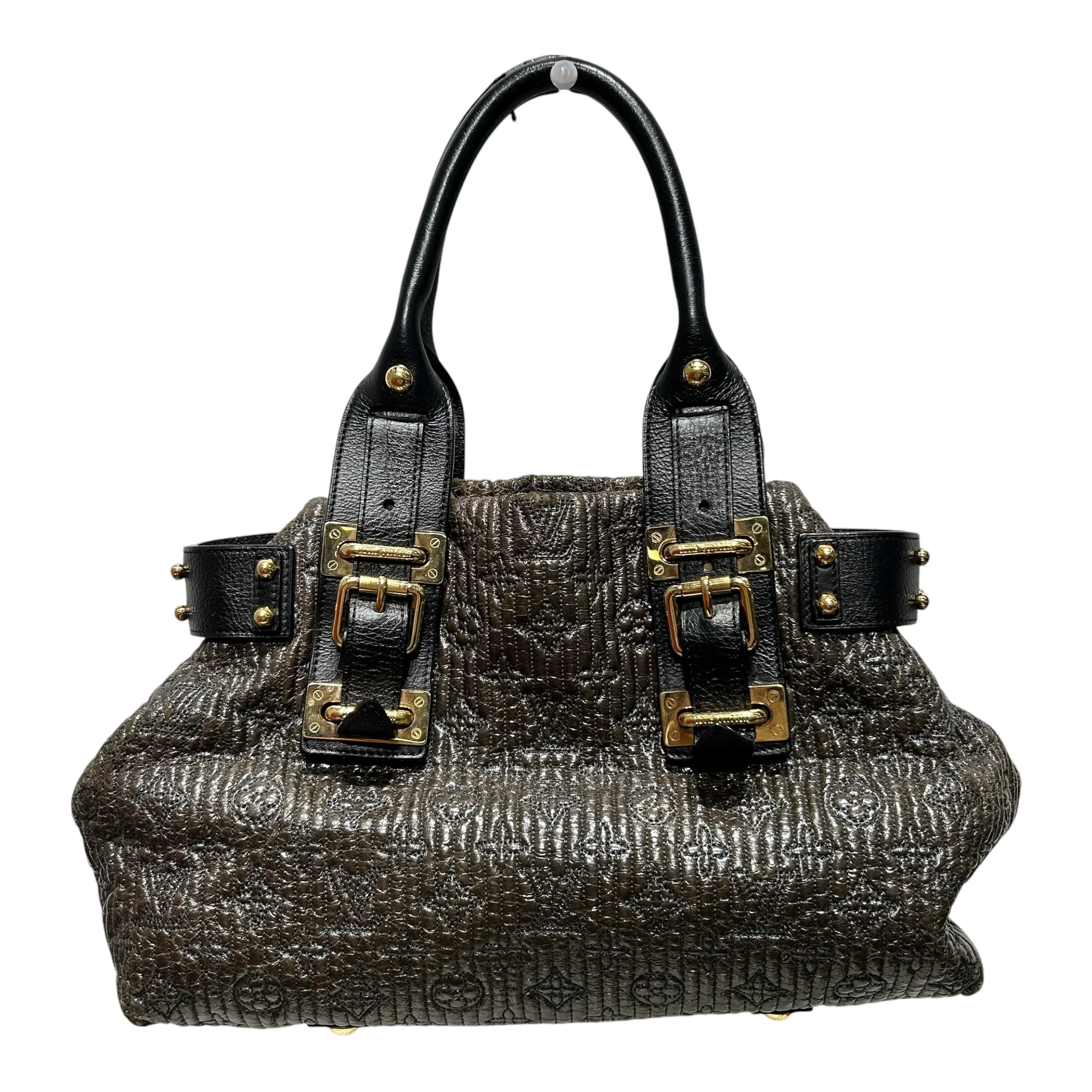 LOUIS VUITTON/Hand Bag/Monogram/Leather/BRW/MOTARD BIKER HAND BAG
