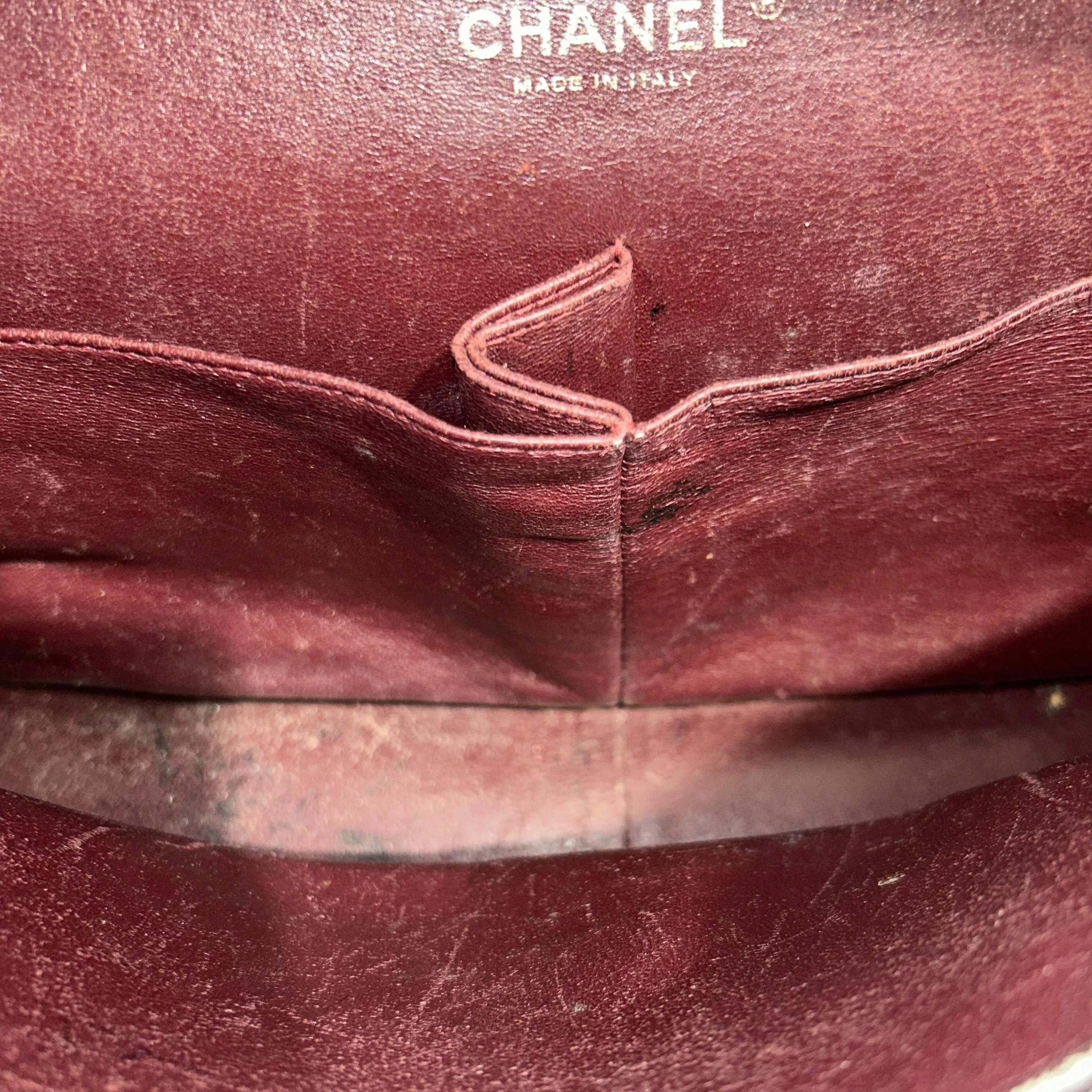 CHANEL/Hand Bag/Leather/BLK/Maxi Duouble flap
