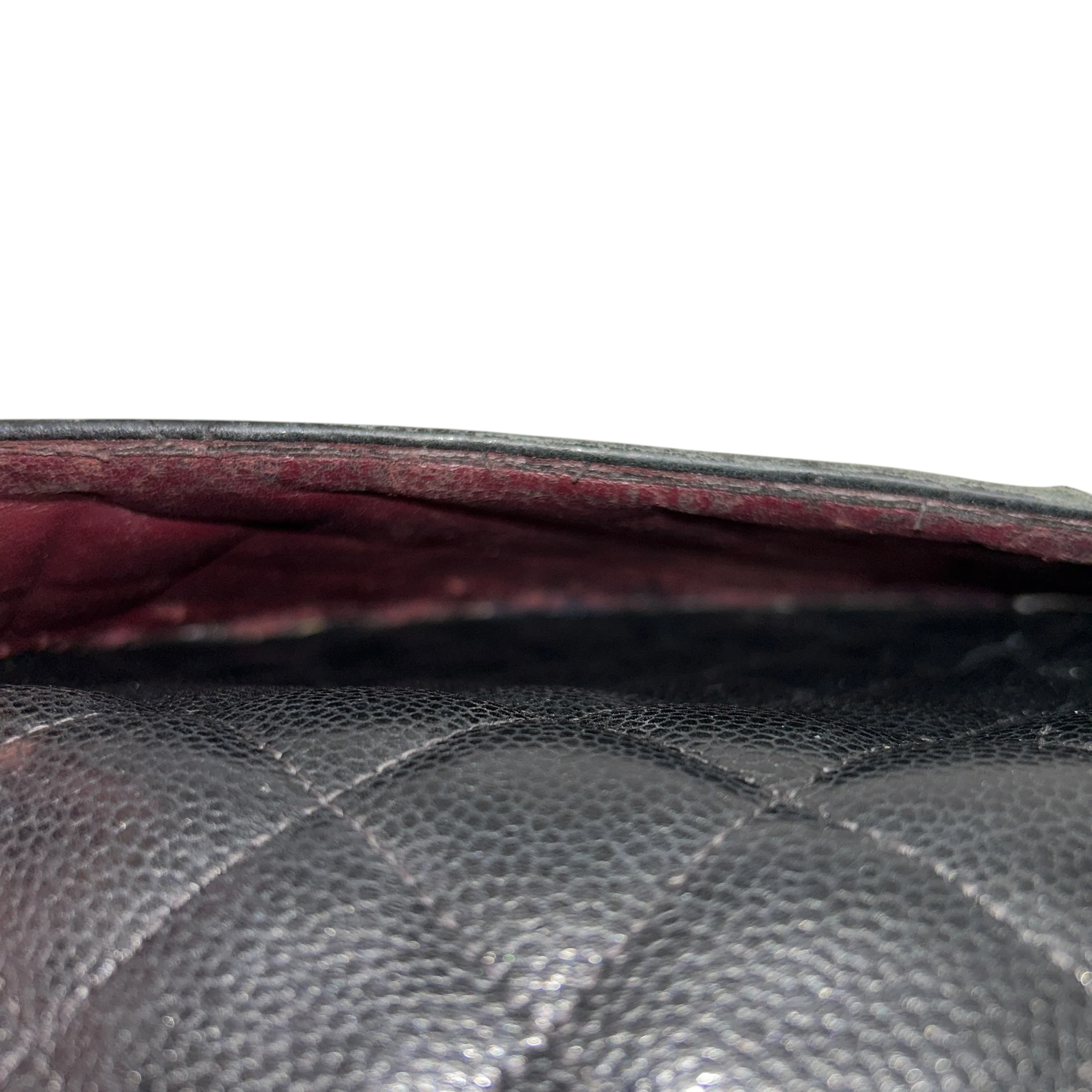 CHANEL/Hand Bag/Leather/BLK/Maxi Duouble flap
