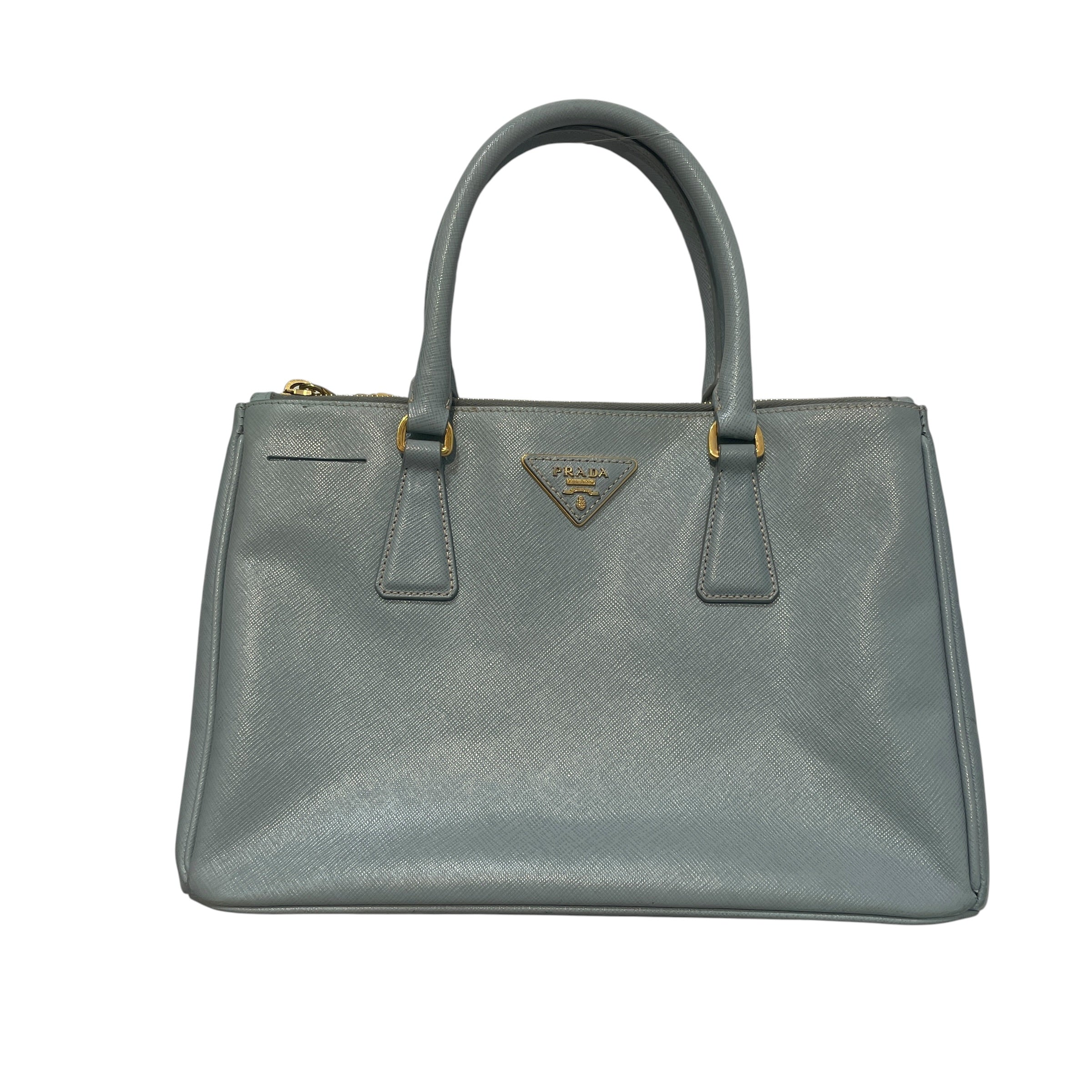PRADA/Bag/Leather/BLU/Safiano Leather Bag