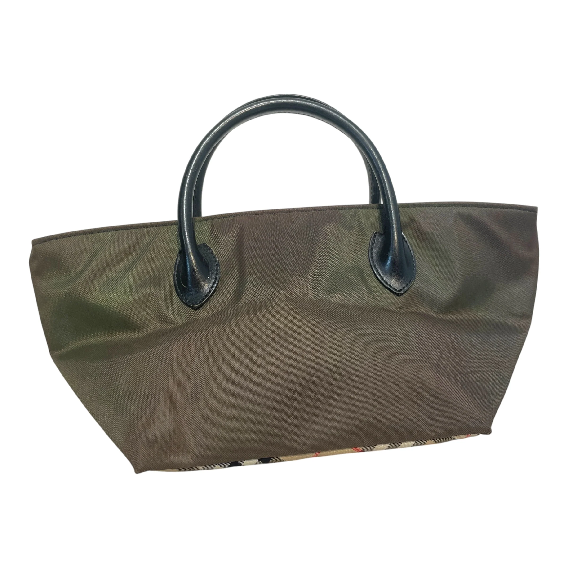 BURBERRY BLUE LABEL/Bag/Nylon/GRN/Tote Bag