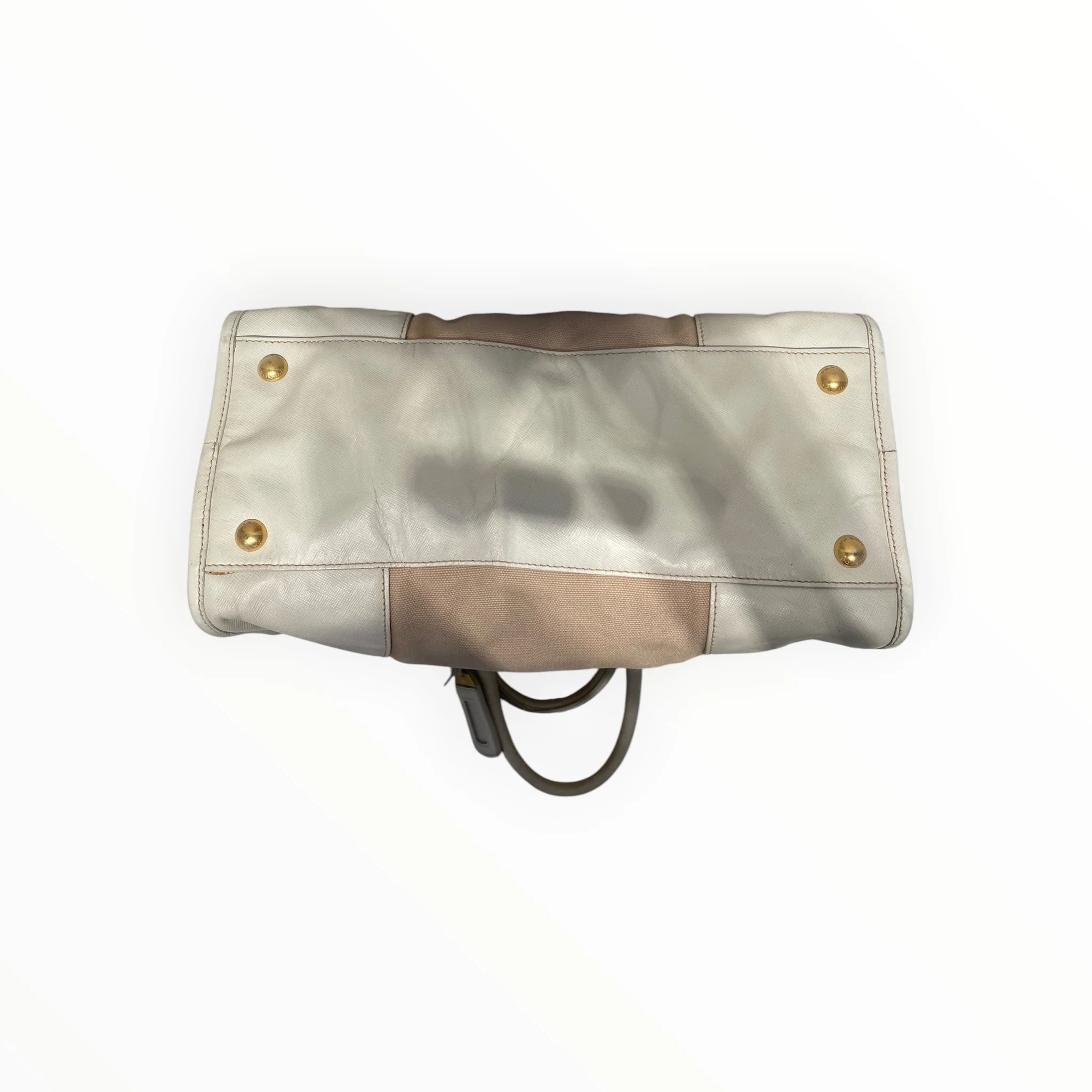 PRADA/Tote Bag/Cotton/CRM/CANAPA 2-WAY TOTE