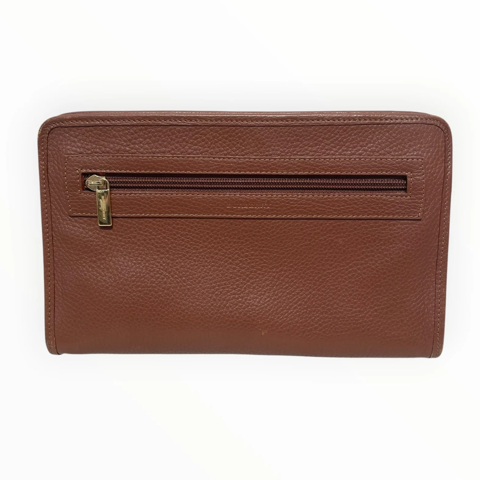 BURBERRY LONDON/Pouch/Leather/CML/CLASSIC CHECH ON SIDE