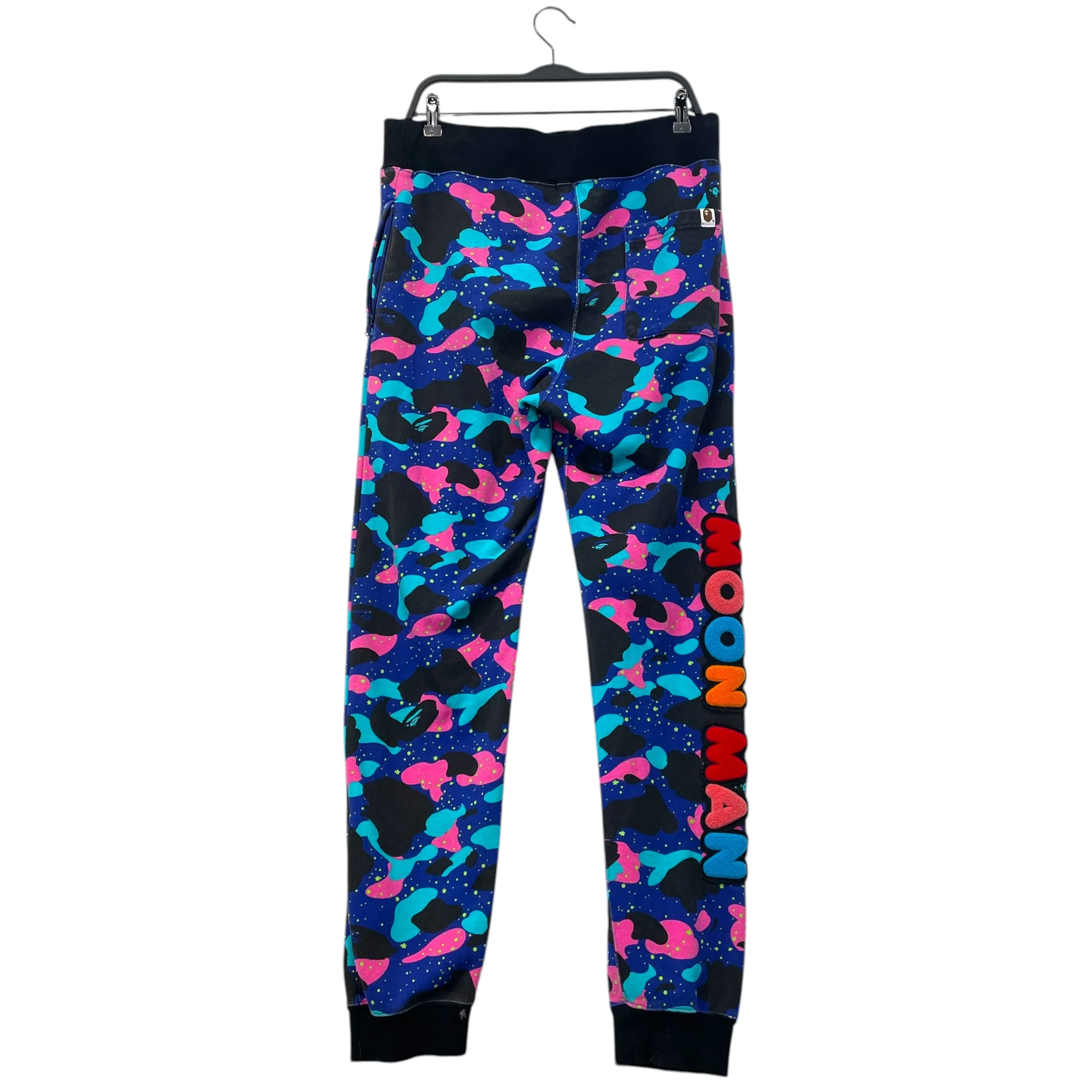 A BATHING APE/Cargo Pants/XL/Cotton/BLU/Camouflage/Kid Cudi