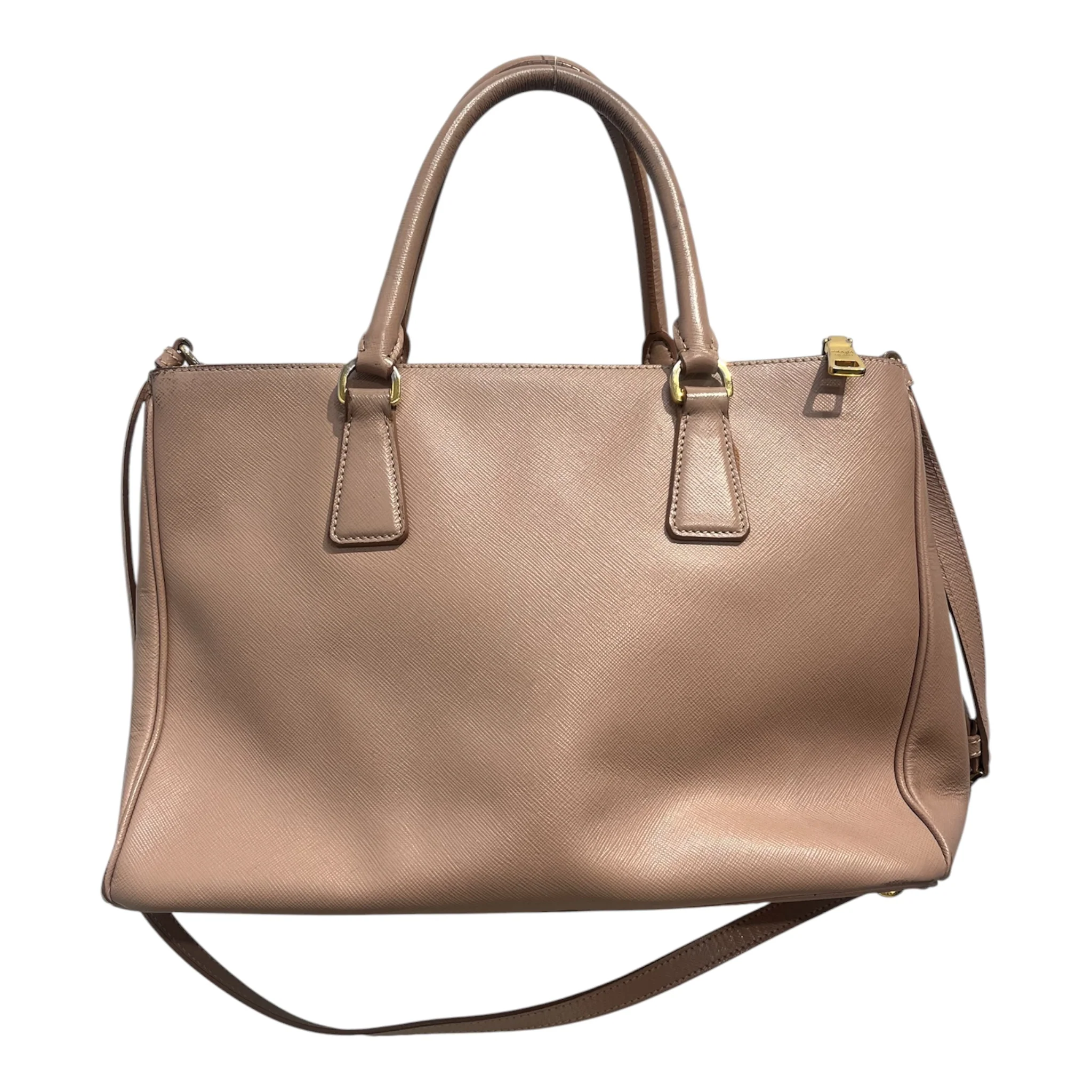 PRADA/Tote Bag/Leather/BEG/SAFFIANO 14