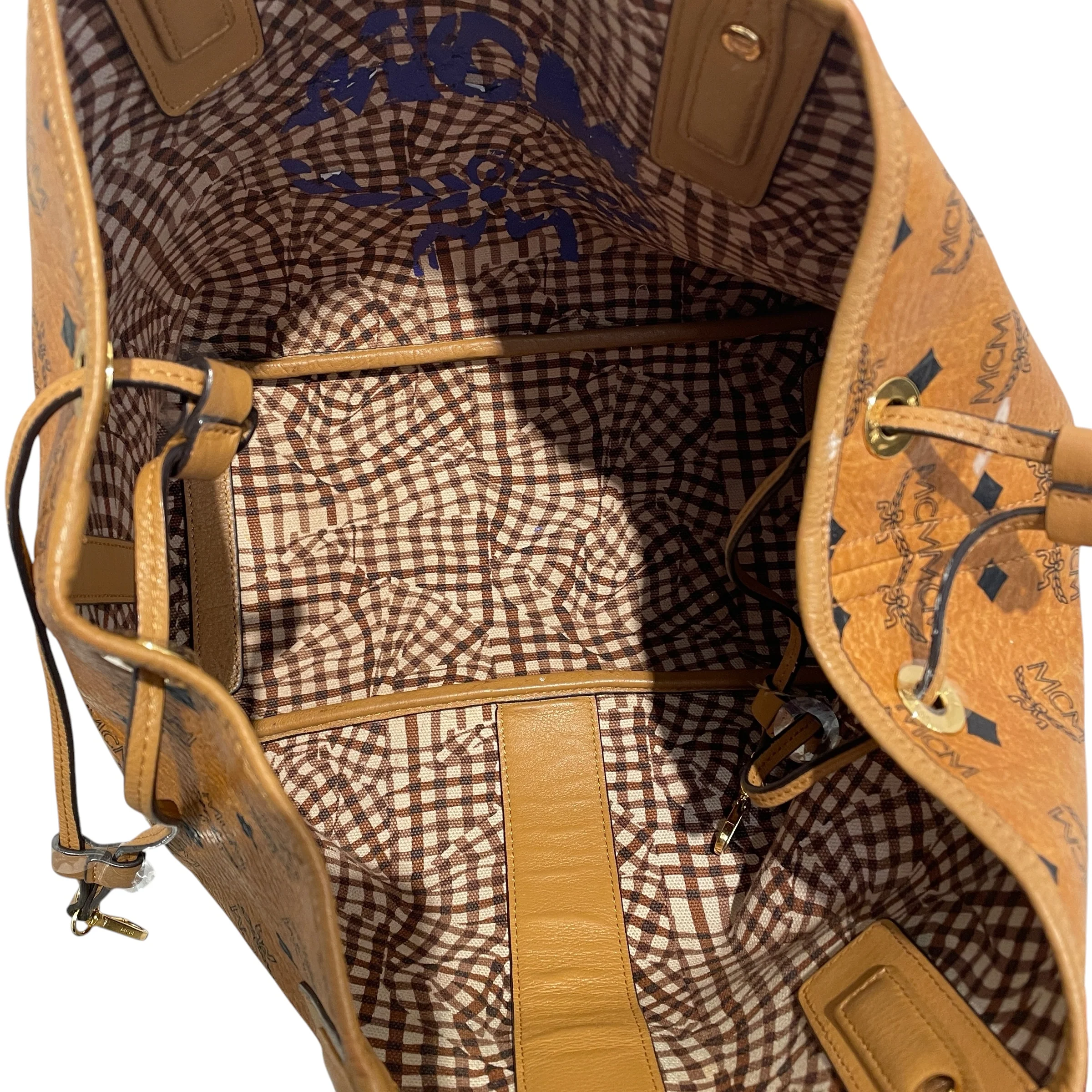 MCM/Tote Bag/Monogram/Leather/CML/Liz Reversible shopper