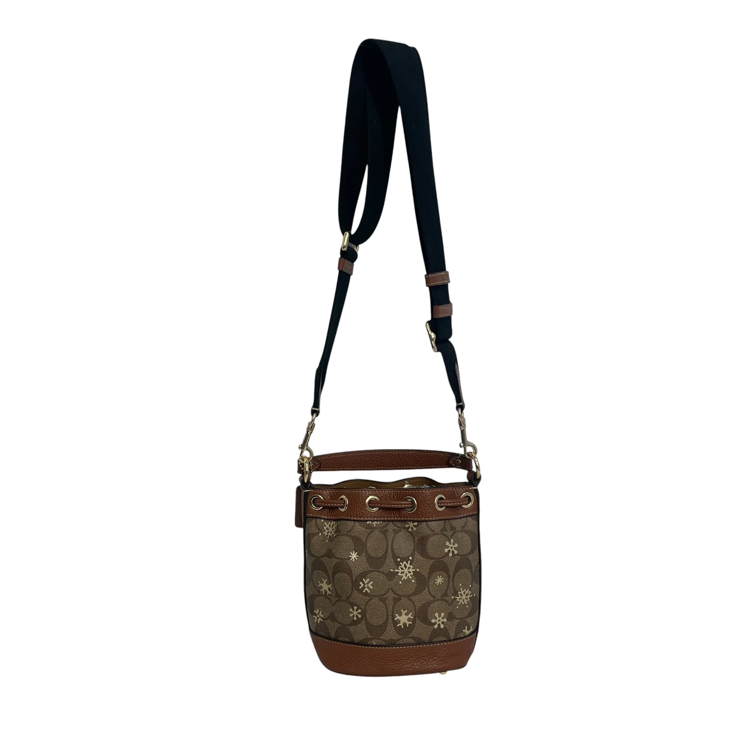 COACH/Bag/Monogram/Leather/BRW/Avary Bucket BAg