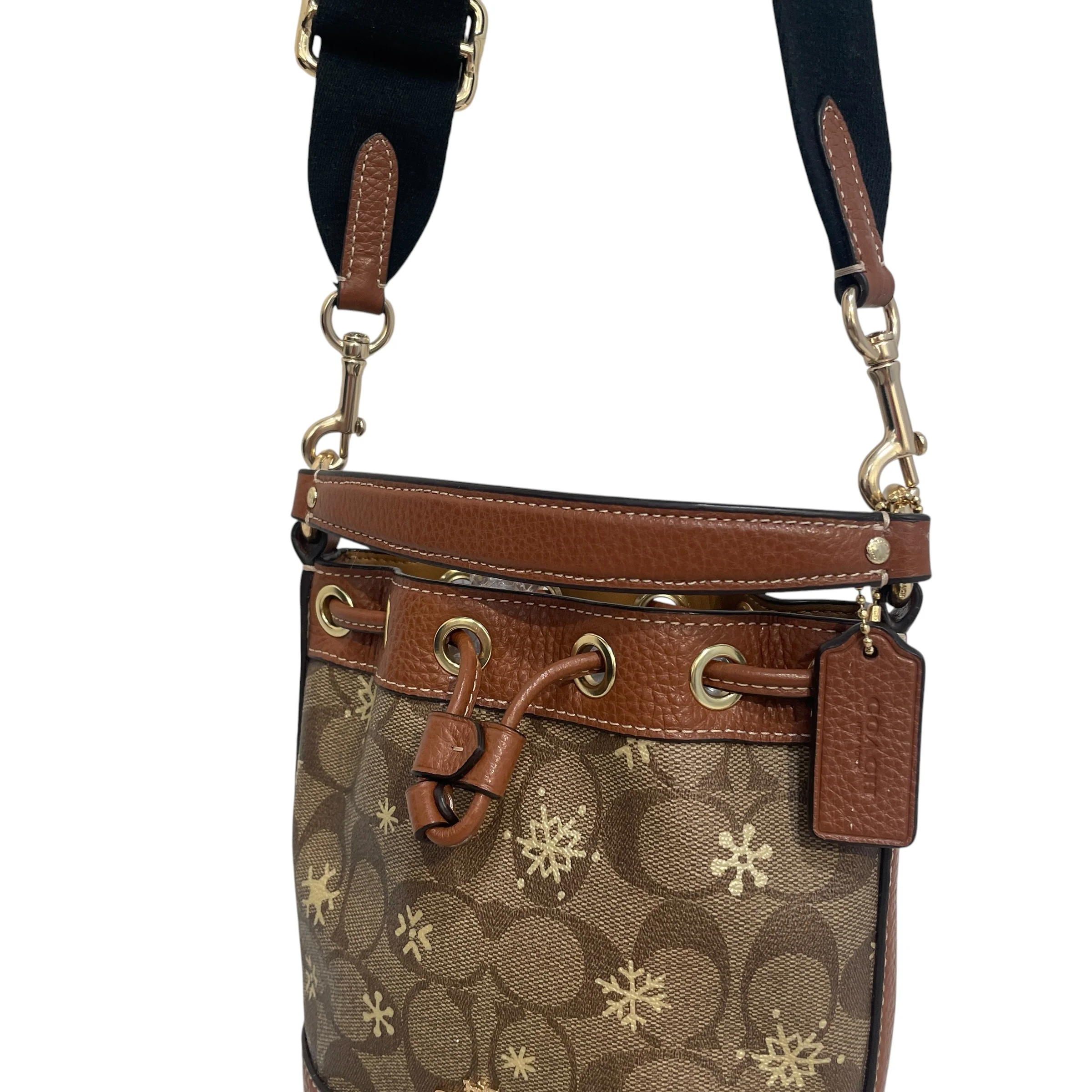 COACH/Bag/Monogram/Leather/BRW/Avary Bucket BAg