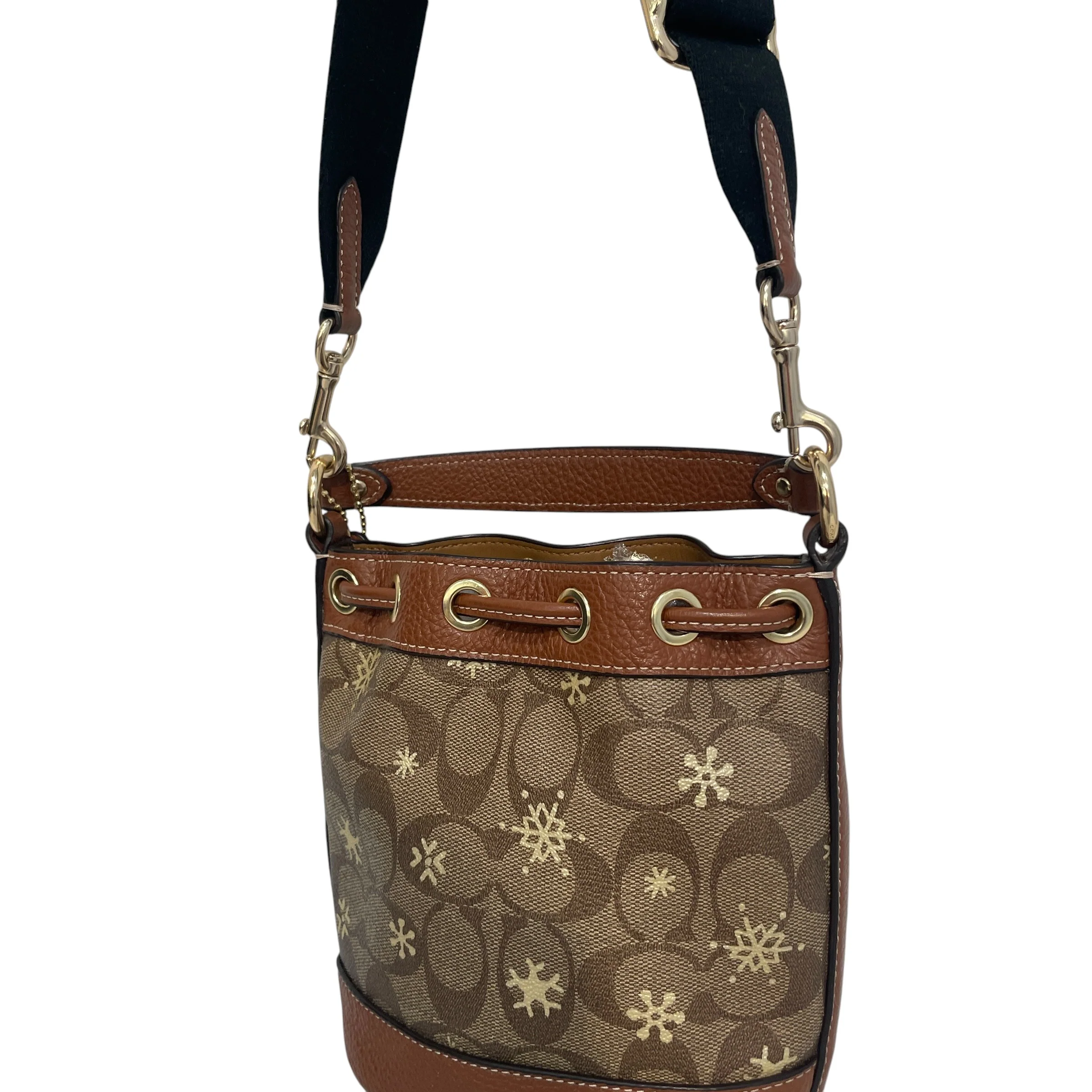 COACH/Bag/Monogram/Leather/BRW/Avary Bucket BAg