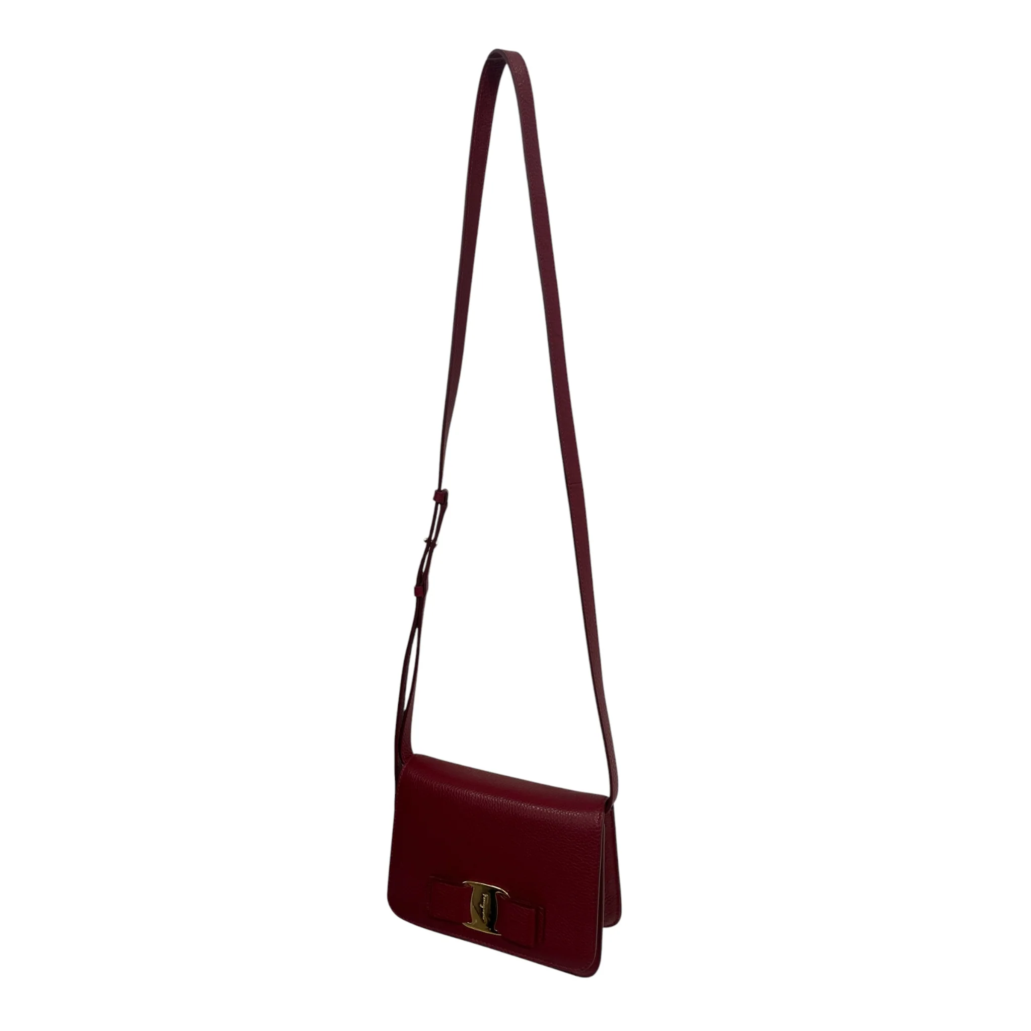 Salvatore Ferragamo/Cross Body Bag/Leather/BRD/FERRAGAMO VARA BOW