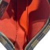 LOUIS VUITTON/Hand Bag/Monogram/Leather/BRW/DAMIER EBENE POCHETTE NAVONA