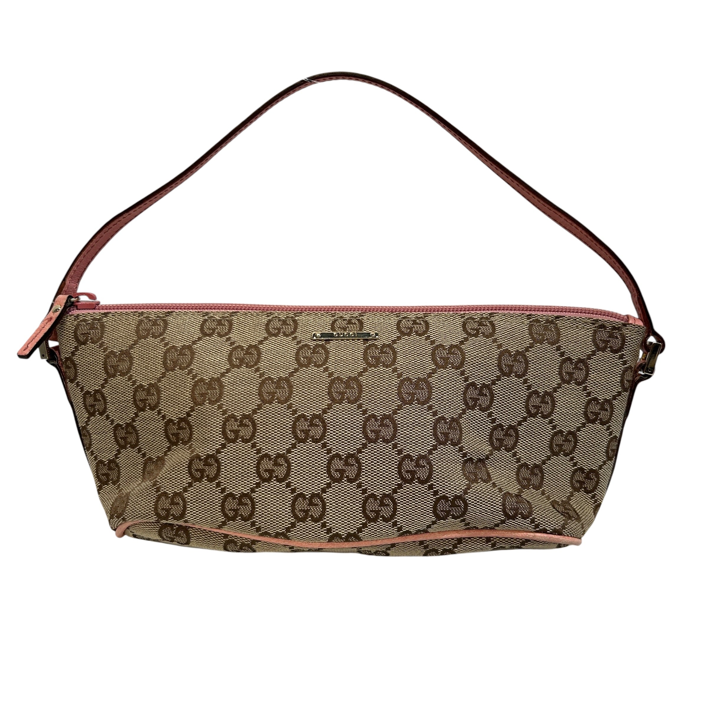 GUCCI/Hand Bag/Monogram/BRW/GGCANVAS BOAT