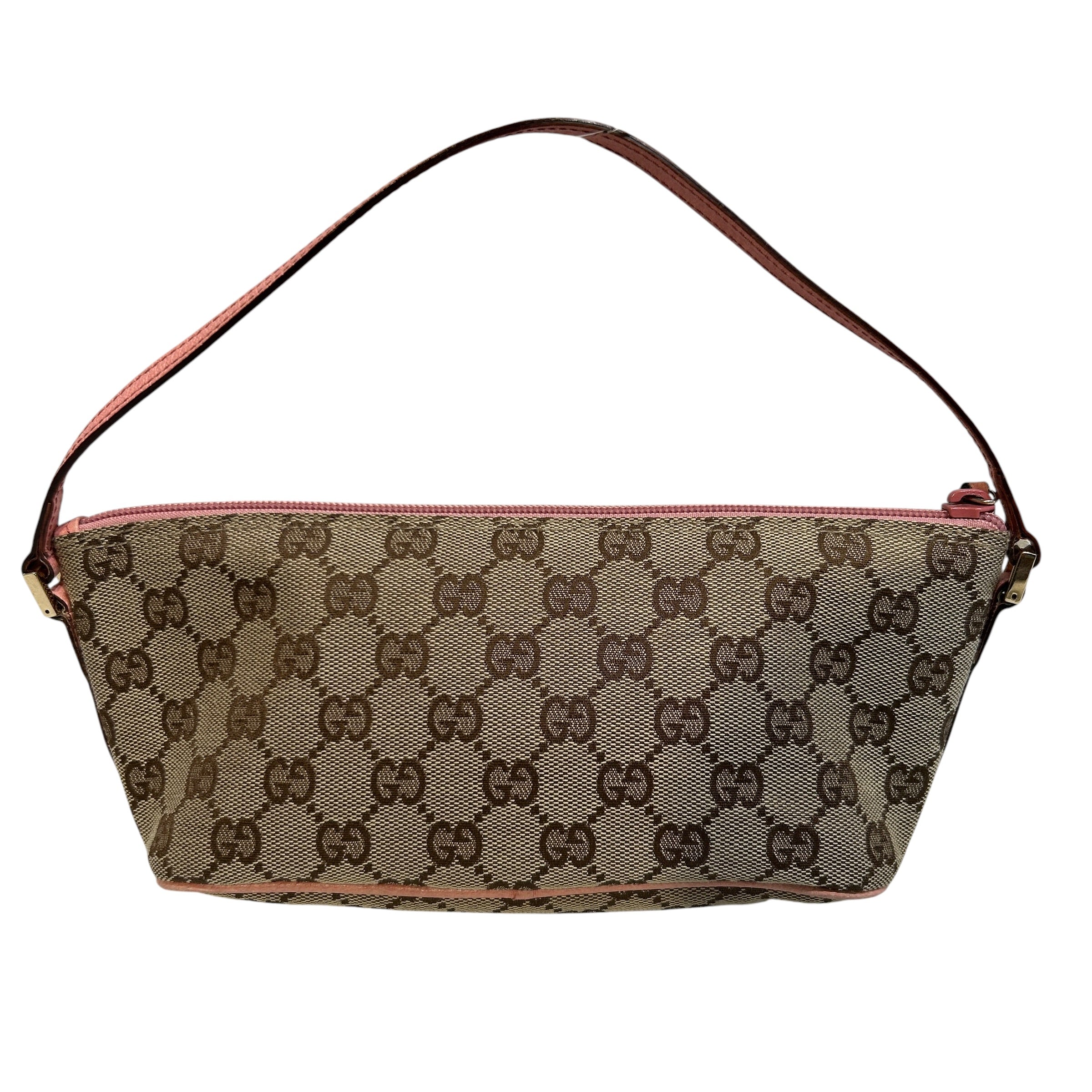 GUCCI/Hand Bag/Monogram/BRW/GGCANVAS BOAT