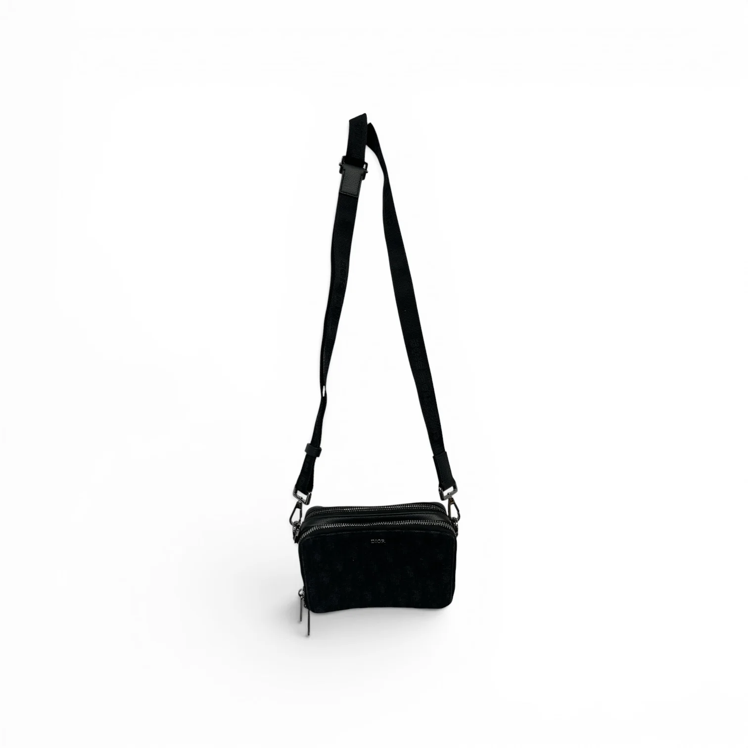 Christian Dior/Pouch/Cotton/BLK/OBLIQUE JACQUARD