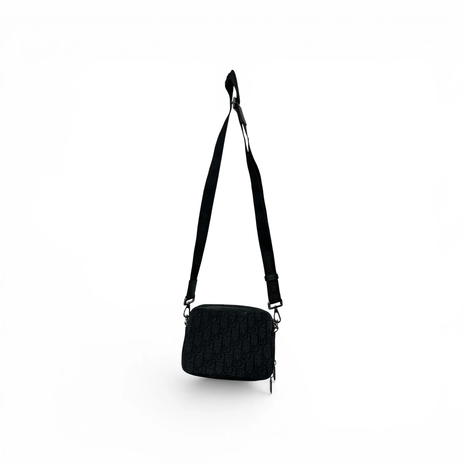 Christian Dior/Pouch/Cotton/BLK/OBLIQUE JACQUARD