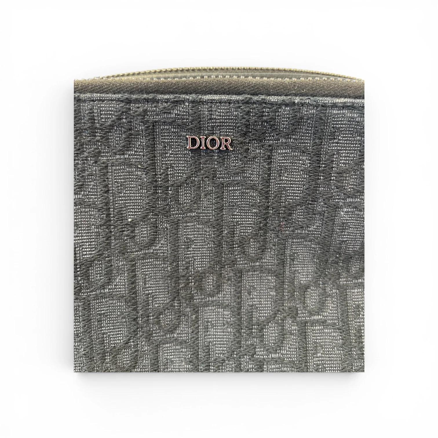 Christian Dior/Pouch/Cotton/BLK/OBLIQUE JACQUARD