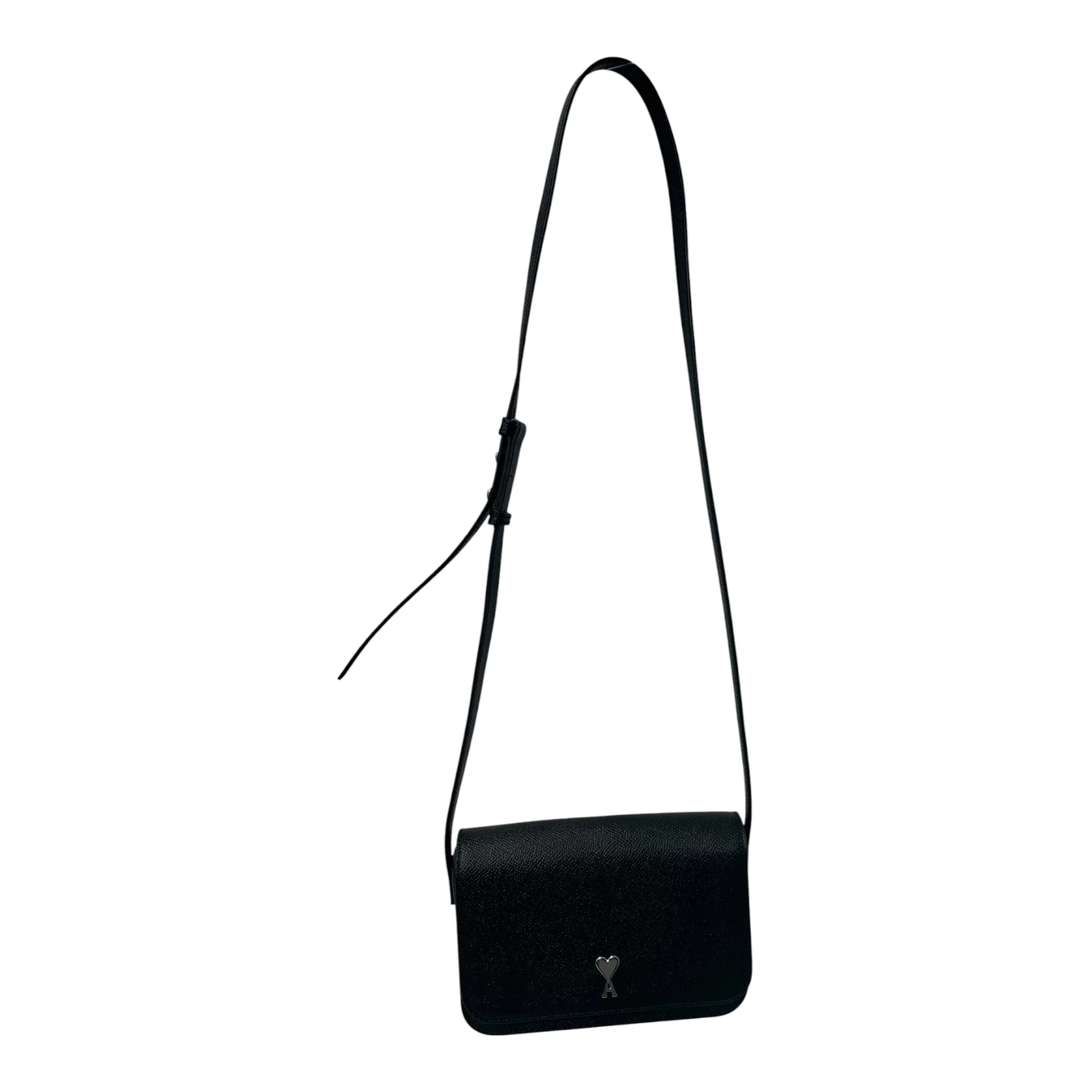 ami alexandre mattiussi/Cross Body Bag/Leather/BLK/