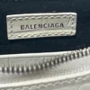 BALENCIAGA/Cross Body Bag/Leather/WHT/