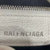 BALENCIAGA/Cross Body Bag/Leather/WHT/Le Cagole XS Bucket