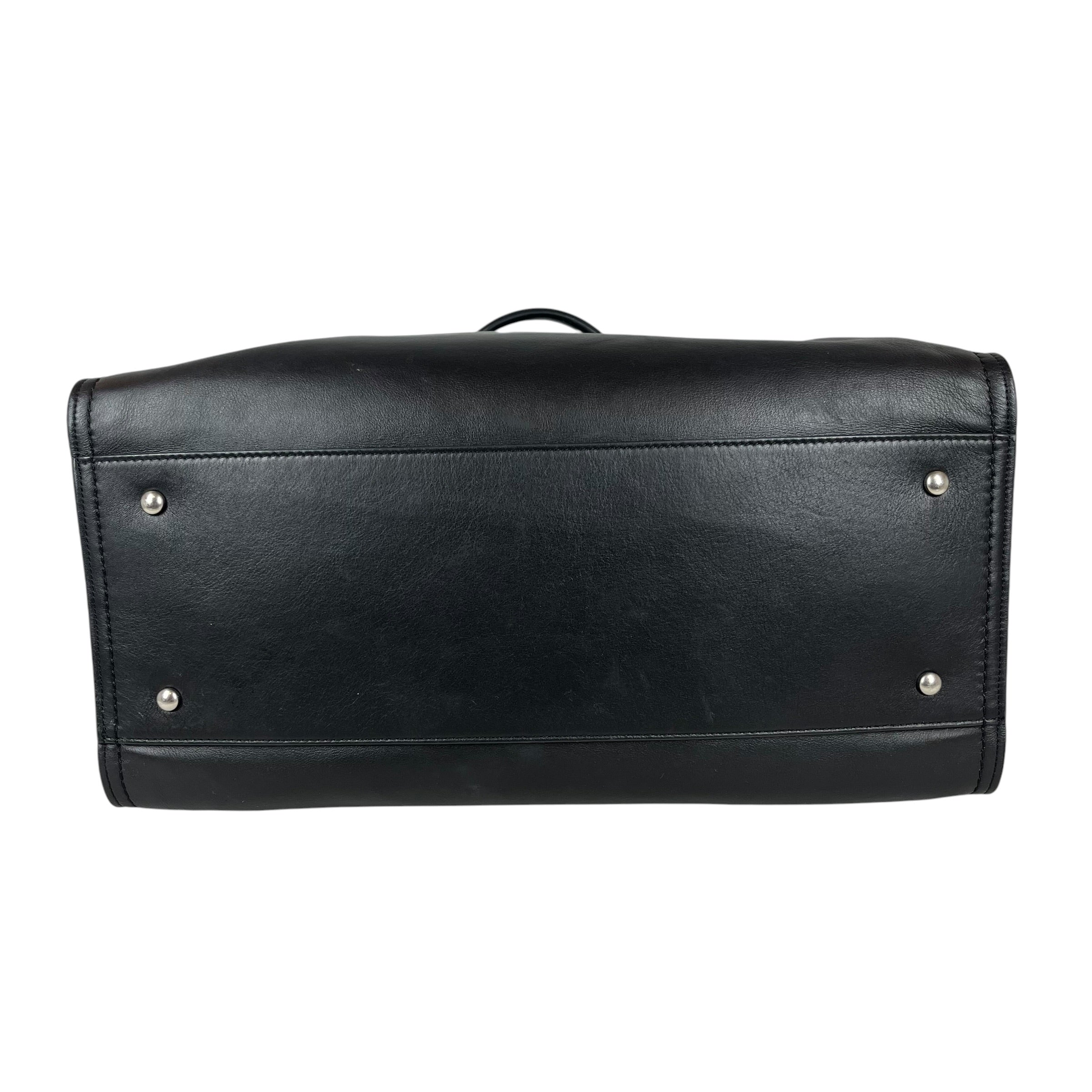 CHANEL/Tote Bag/Leather/BLK/MEDIUM DEAUVILLE TOTE