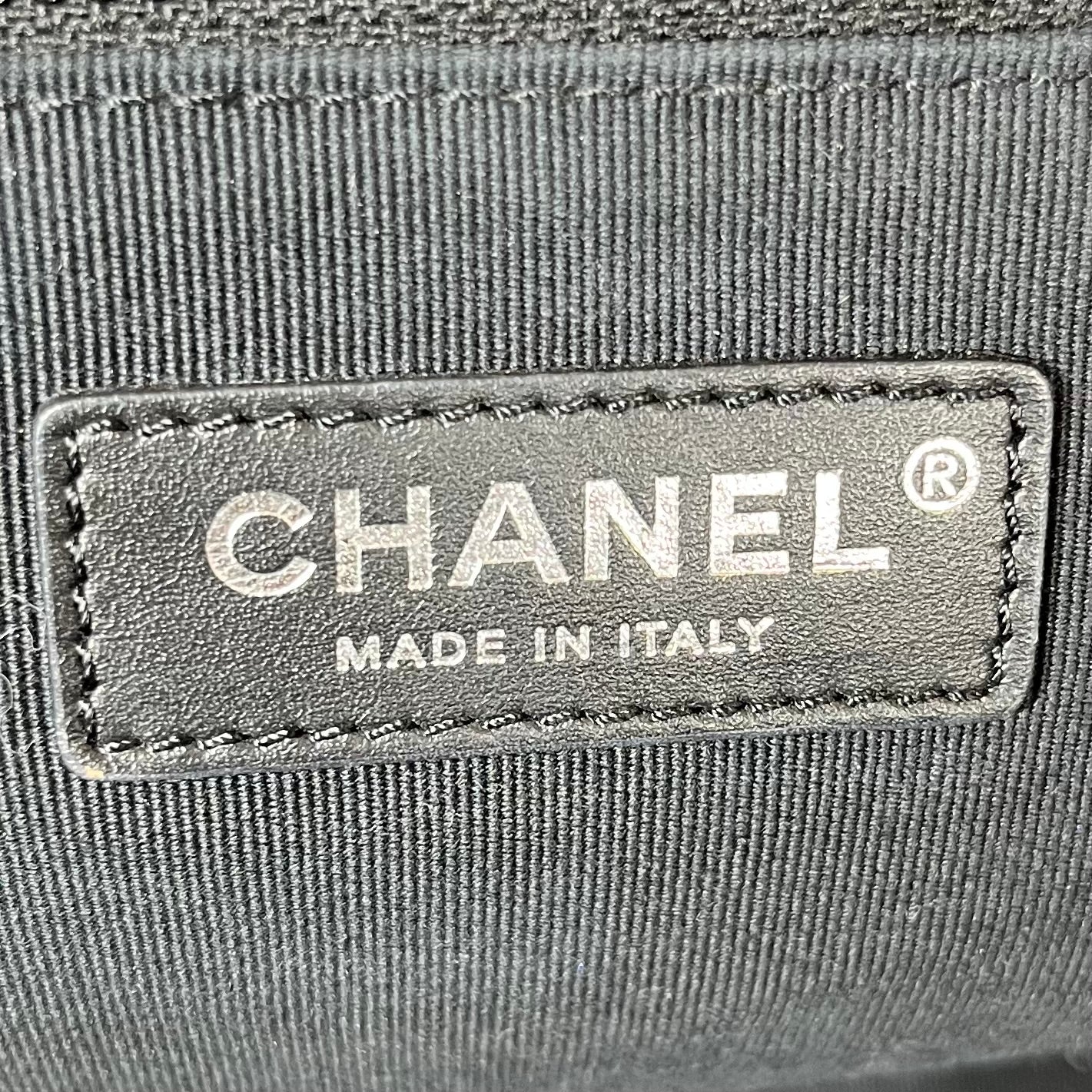 CHANEL/Tote Bag/Leather/BLK/MEDIUM DEAUVILLE TOTE