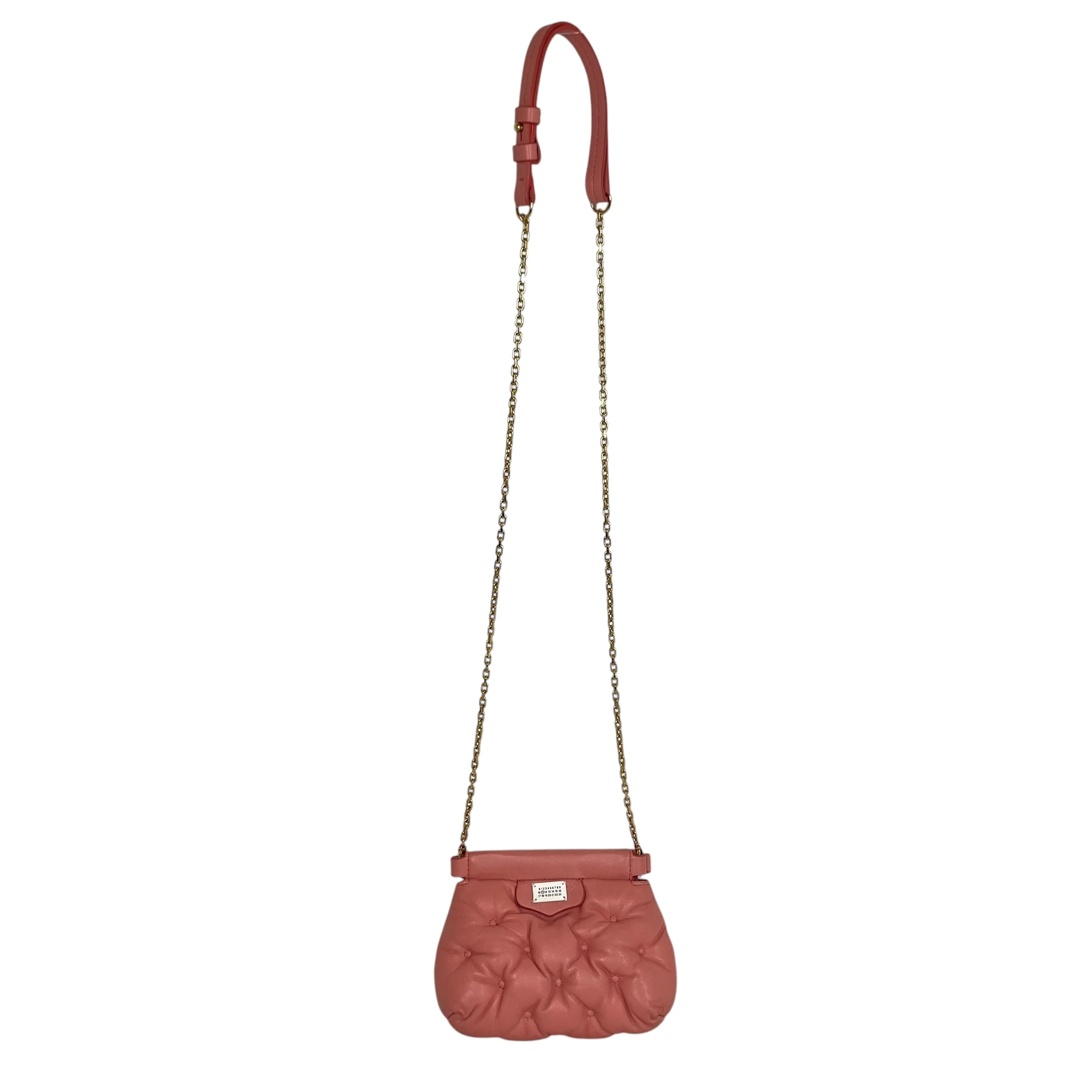 Maison Margiela/Cross Body Bag/Leather/PNK/MINI PILLOW BAG
