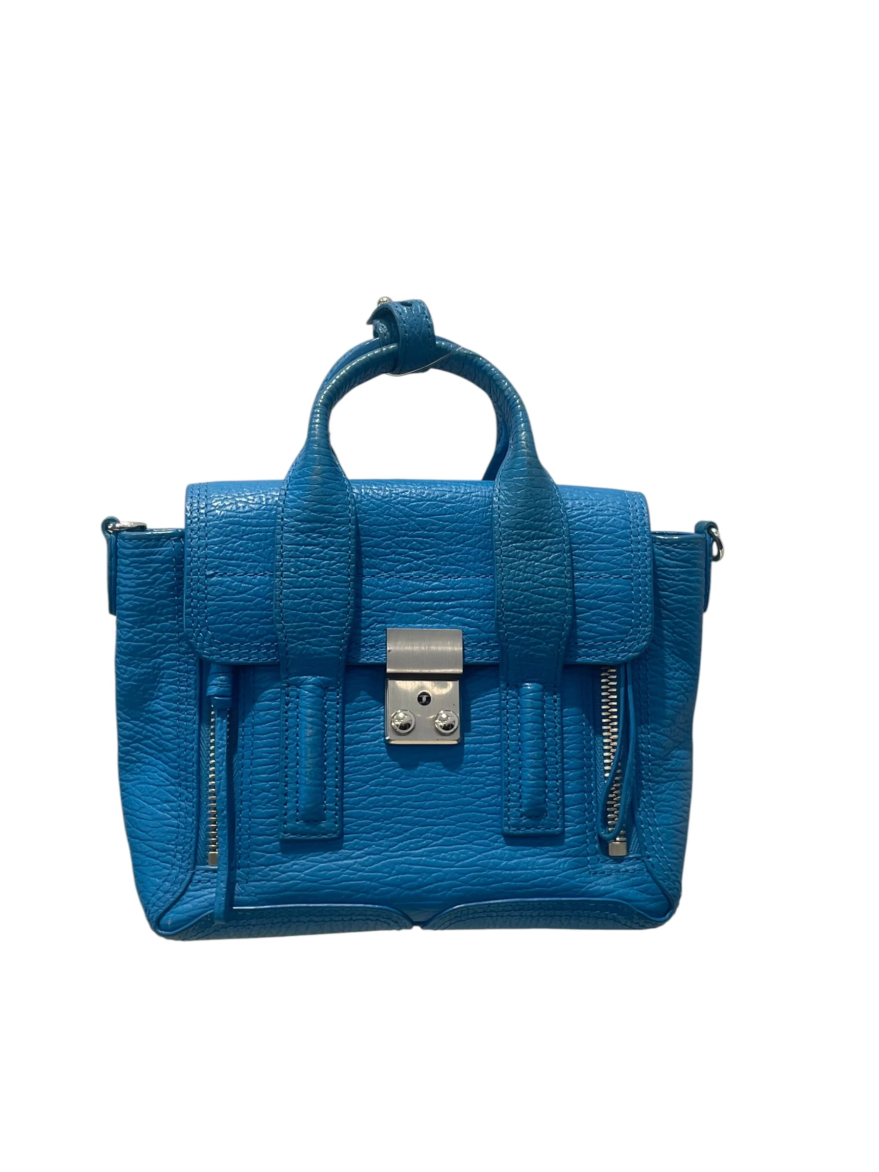 3.1 phillip lim/Bag/Leather/BLU/Mini Shark