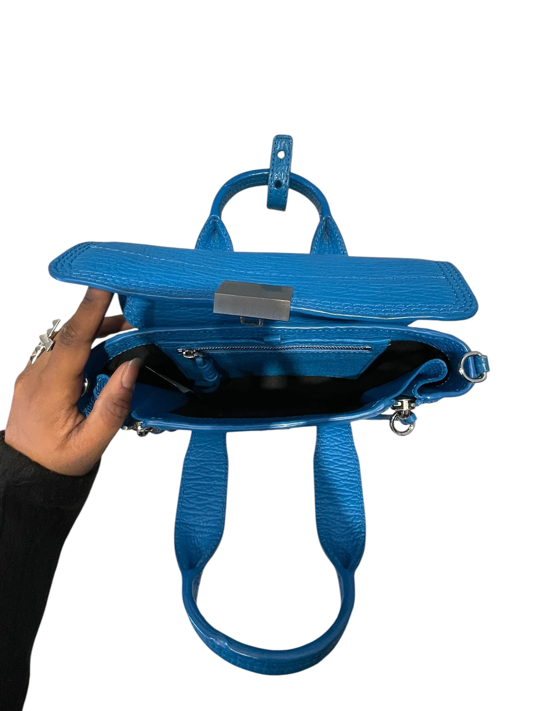 3.1 phillip lim/Bag/Leather/BLU/Mini Shark