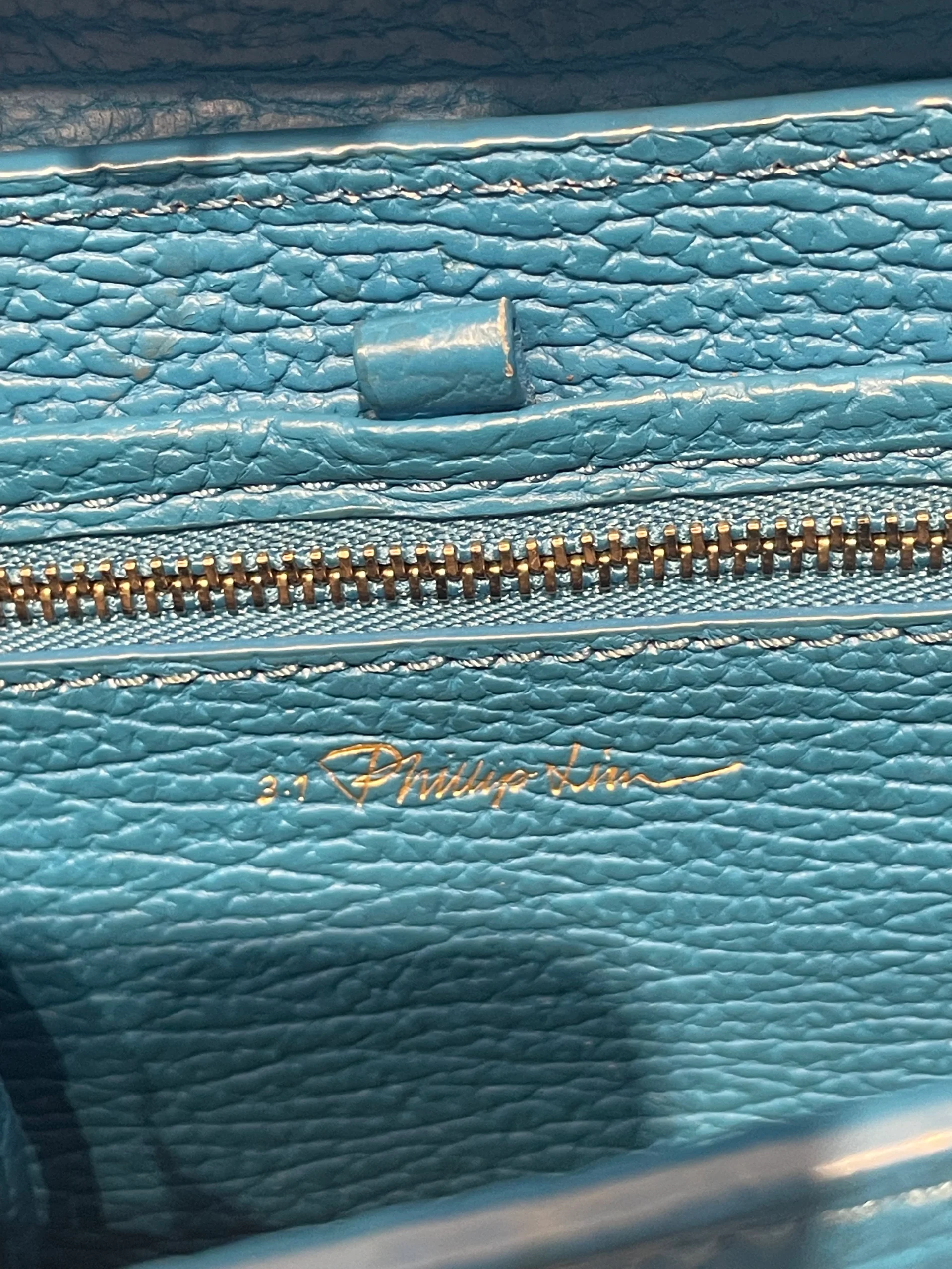 3.1 phillip lim/Bag/Leather/BLU/Mini Shark