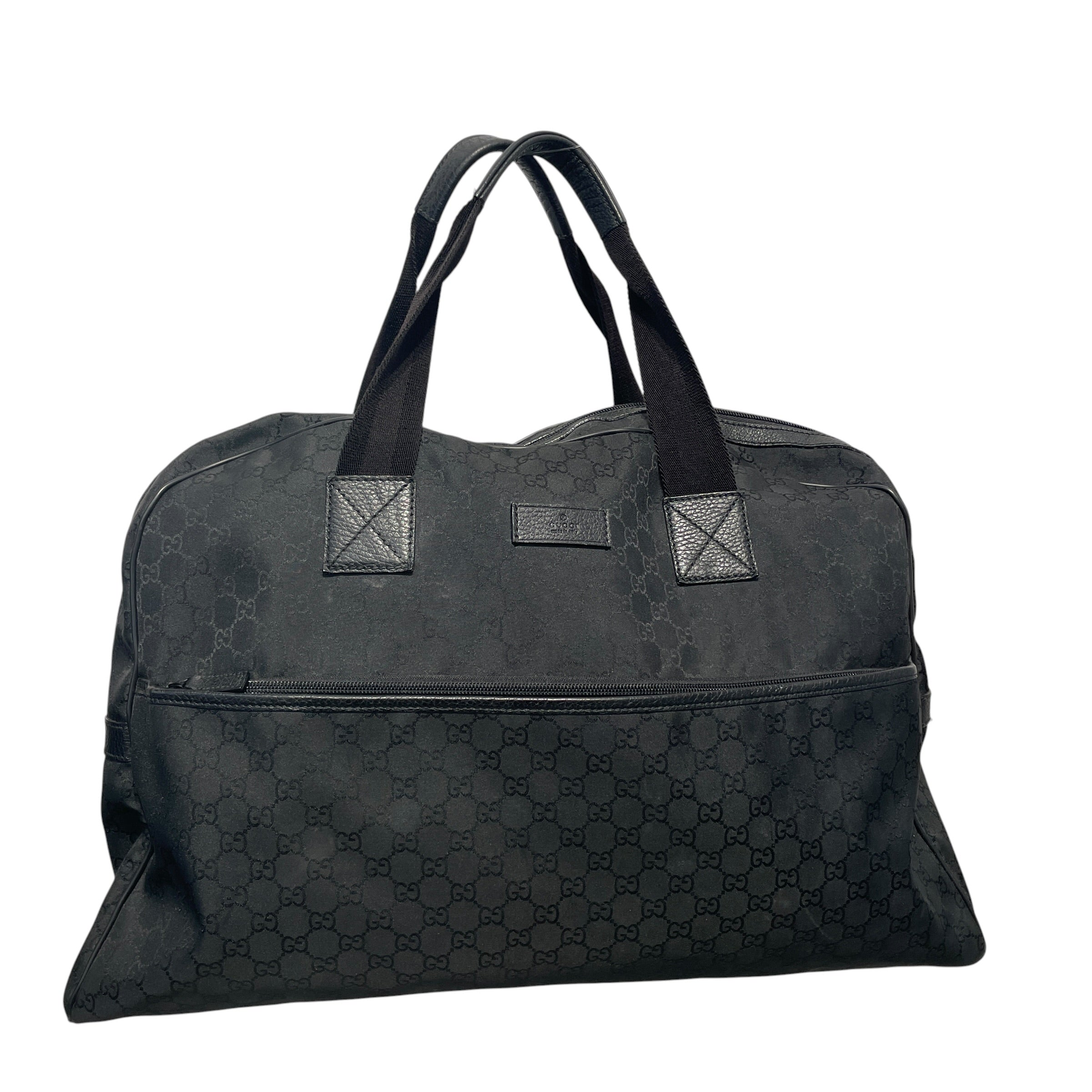 GUCCI/Bag/Monogram/Cotton/BLK/WEEKENDER BAG