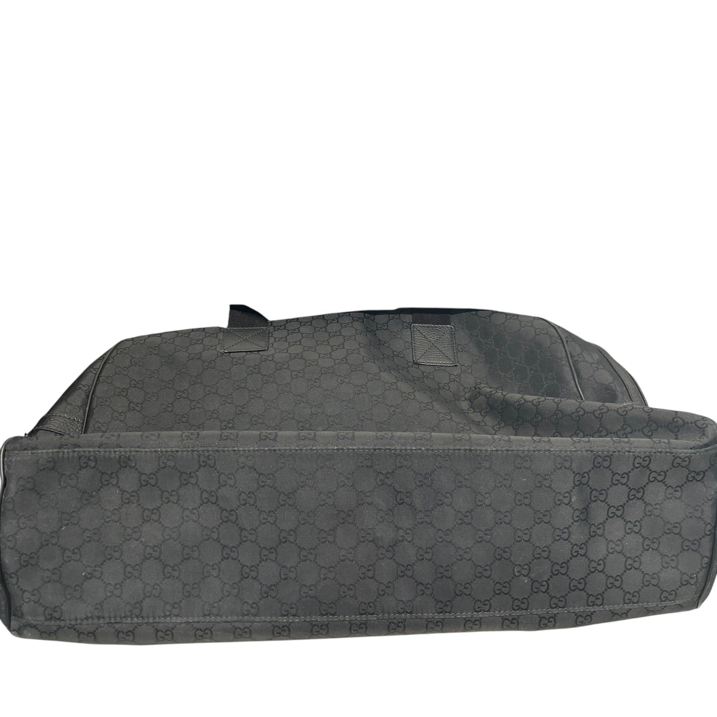 GUCCI/Bag/Monogram/Cotton/BLK/WEEKENDER BAG