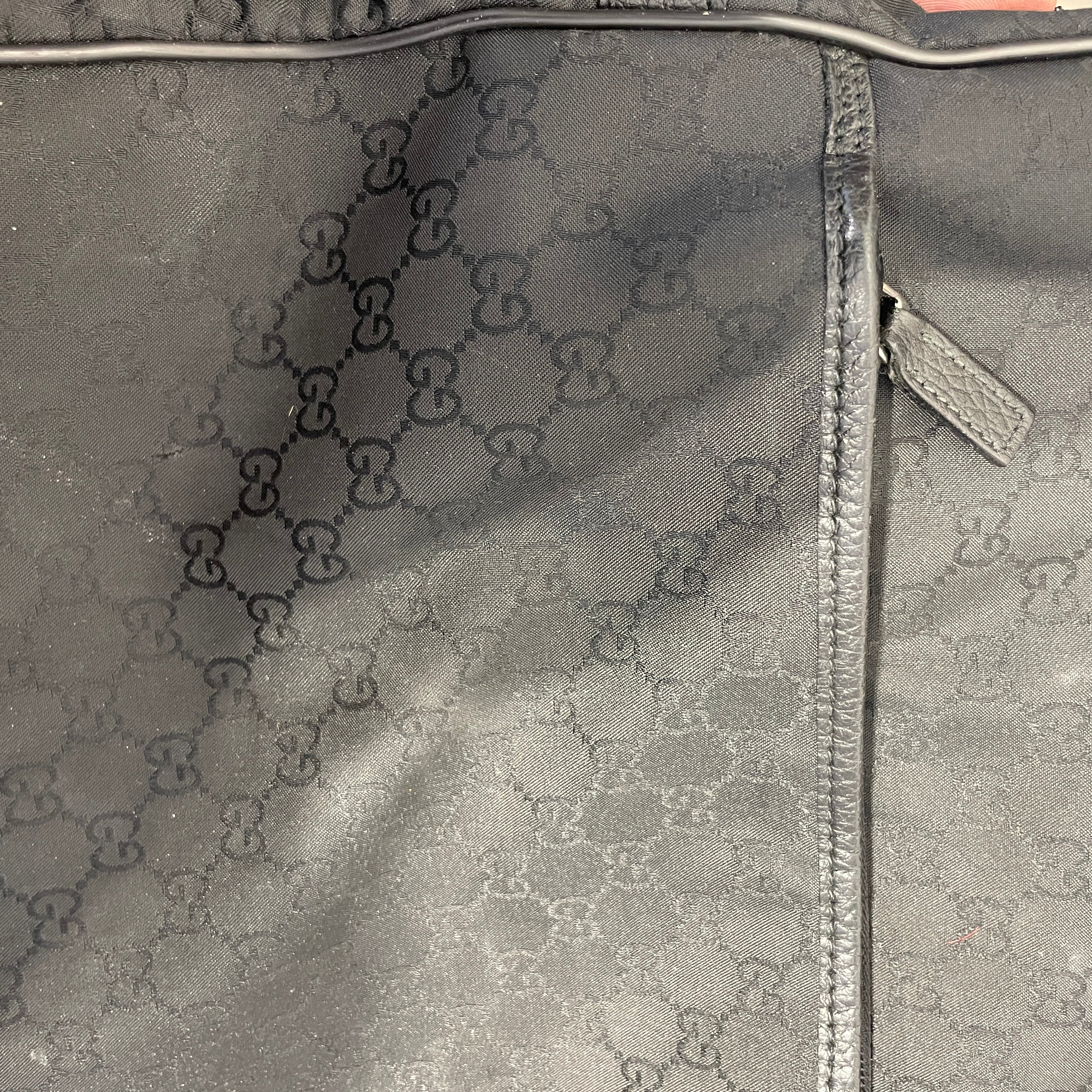 GUCCI/Bag/Monogram/Cotton/BLK/WEEKENDER BAG
