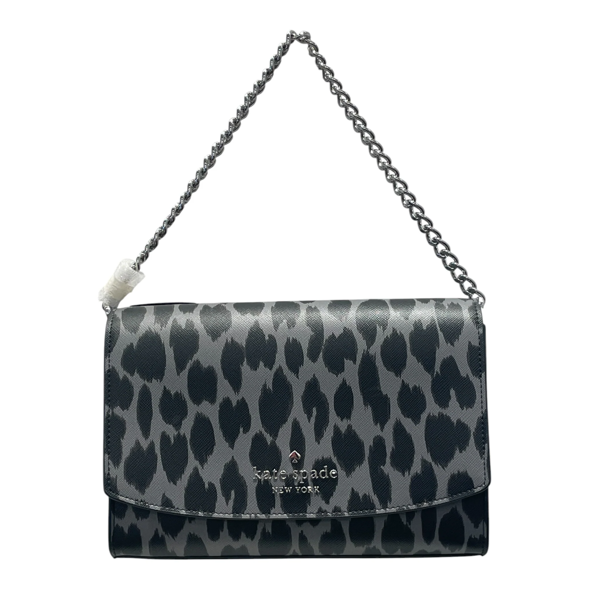 kate spade new york/Cross Body Bag/Leopard/Leather/GRY/monochrome carson