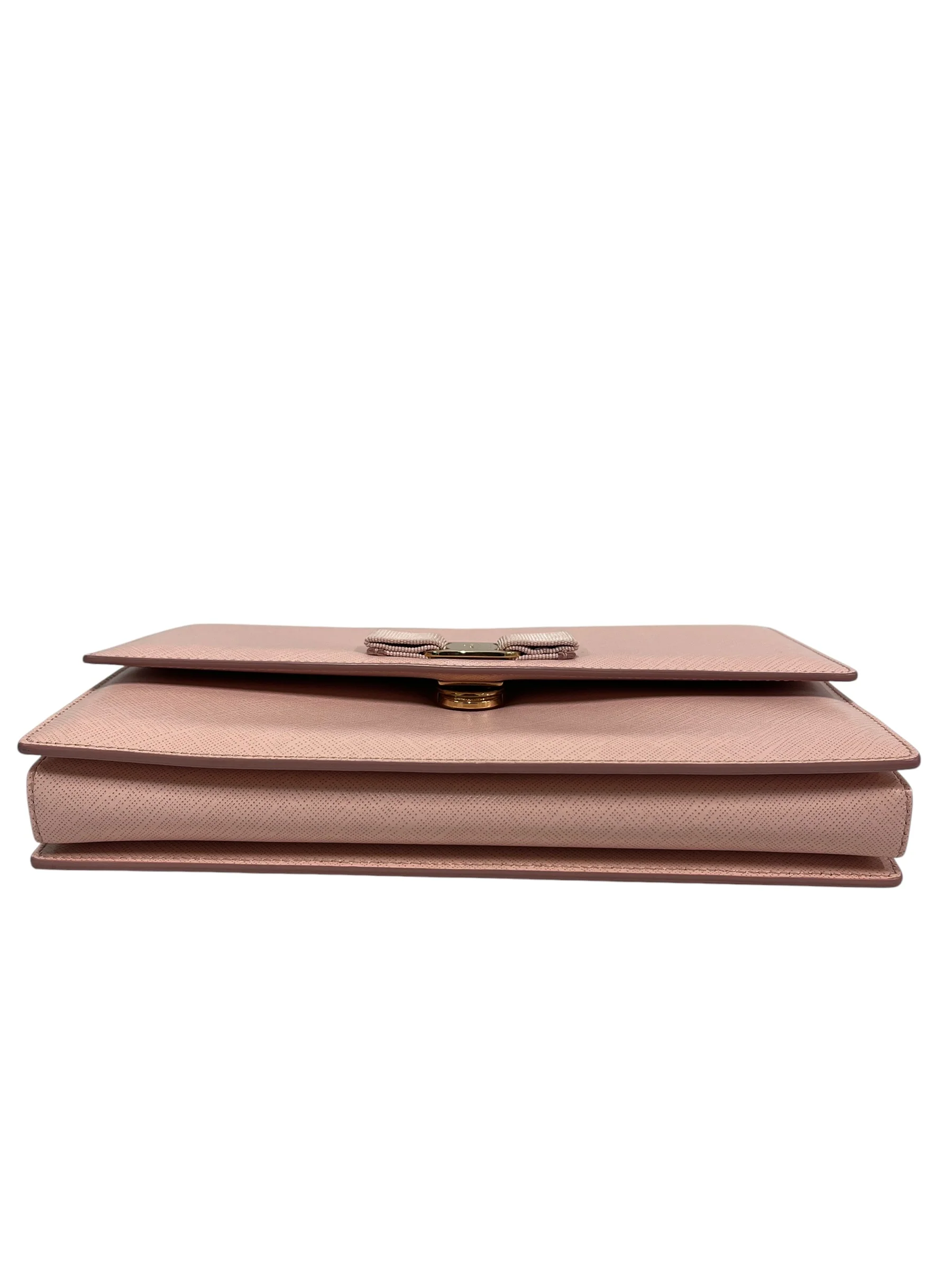 Salvatore Ferragamo/Cross Body Bag/Leather/PNK/Vara Saffiano Leather
