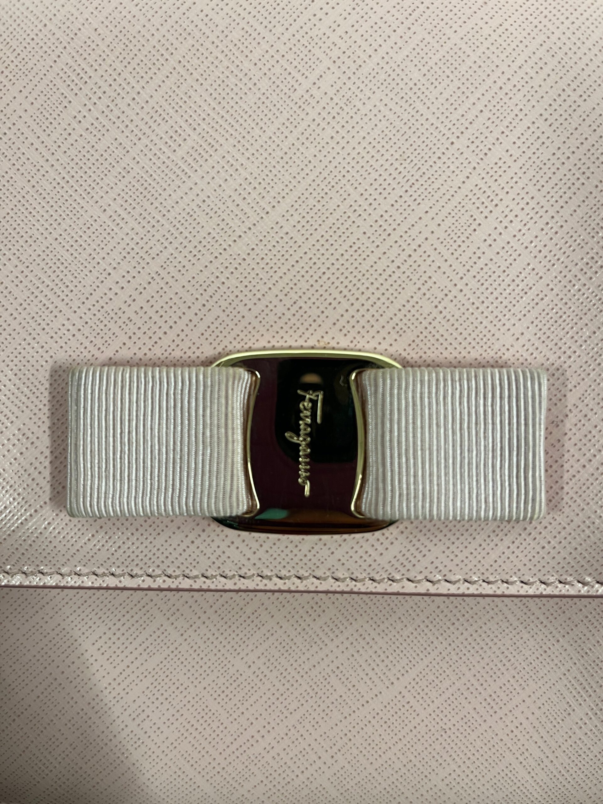 Salvatore Ferragamo/Cross Body Bag/Leather/PNK/Vara Saffiano Leather