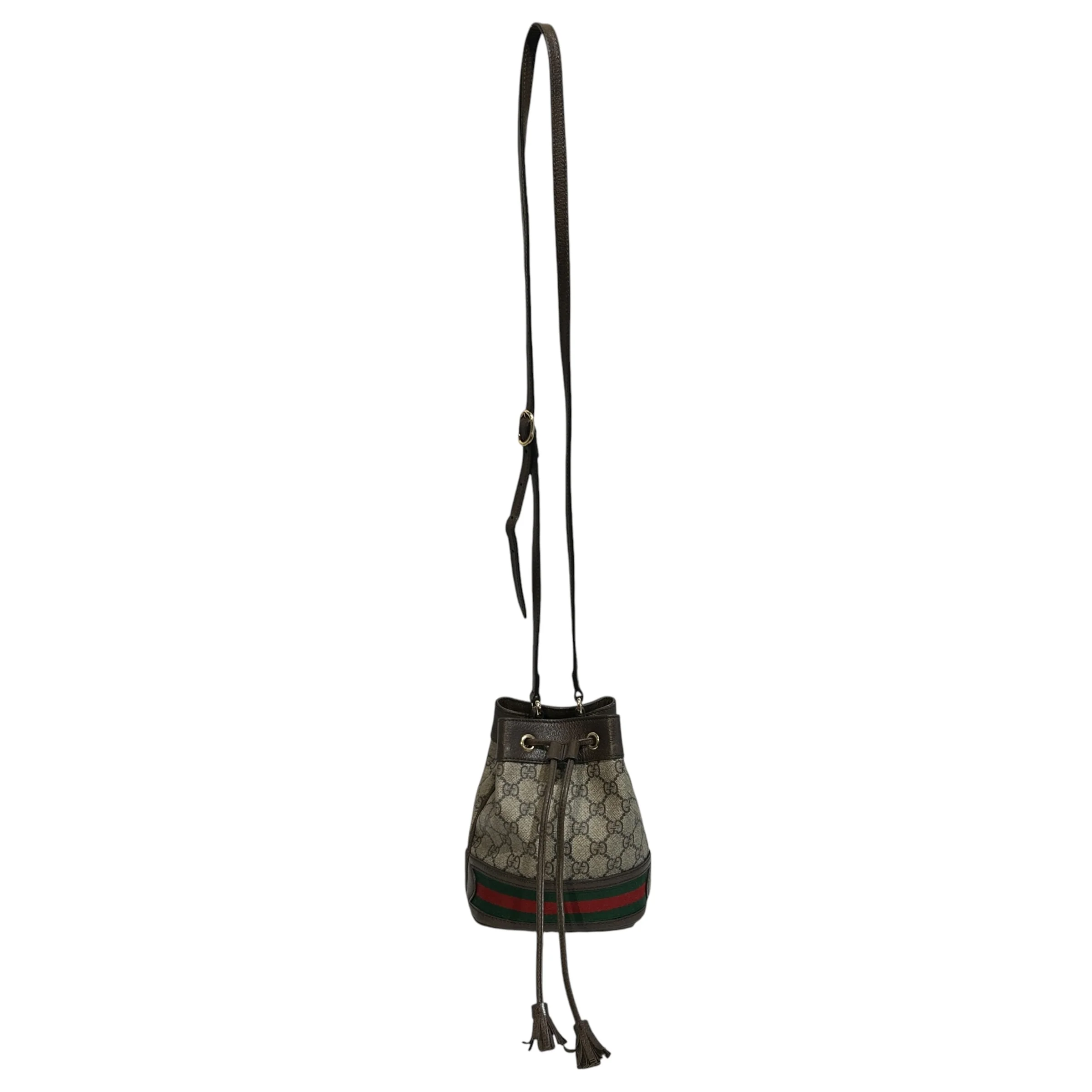 GUCCI/Bag/Monogram/KHK/Small Ophidia Bucket