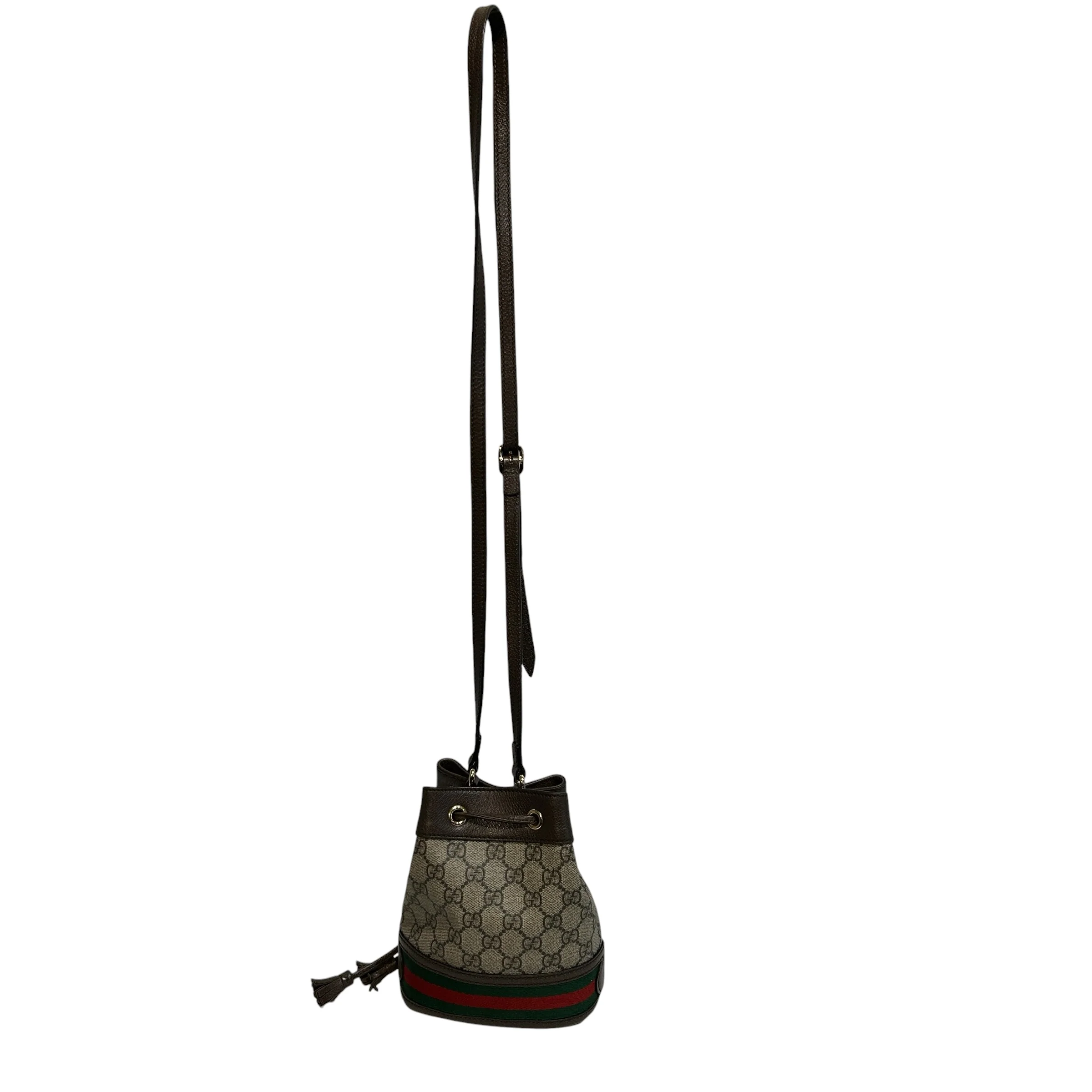 GUCCI/Bag/Monogram/KHK/Small Ophidia Bucket