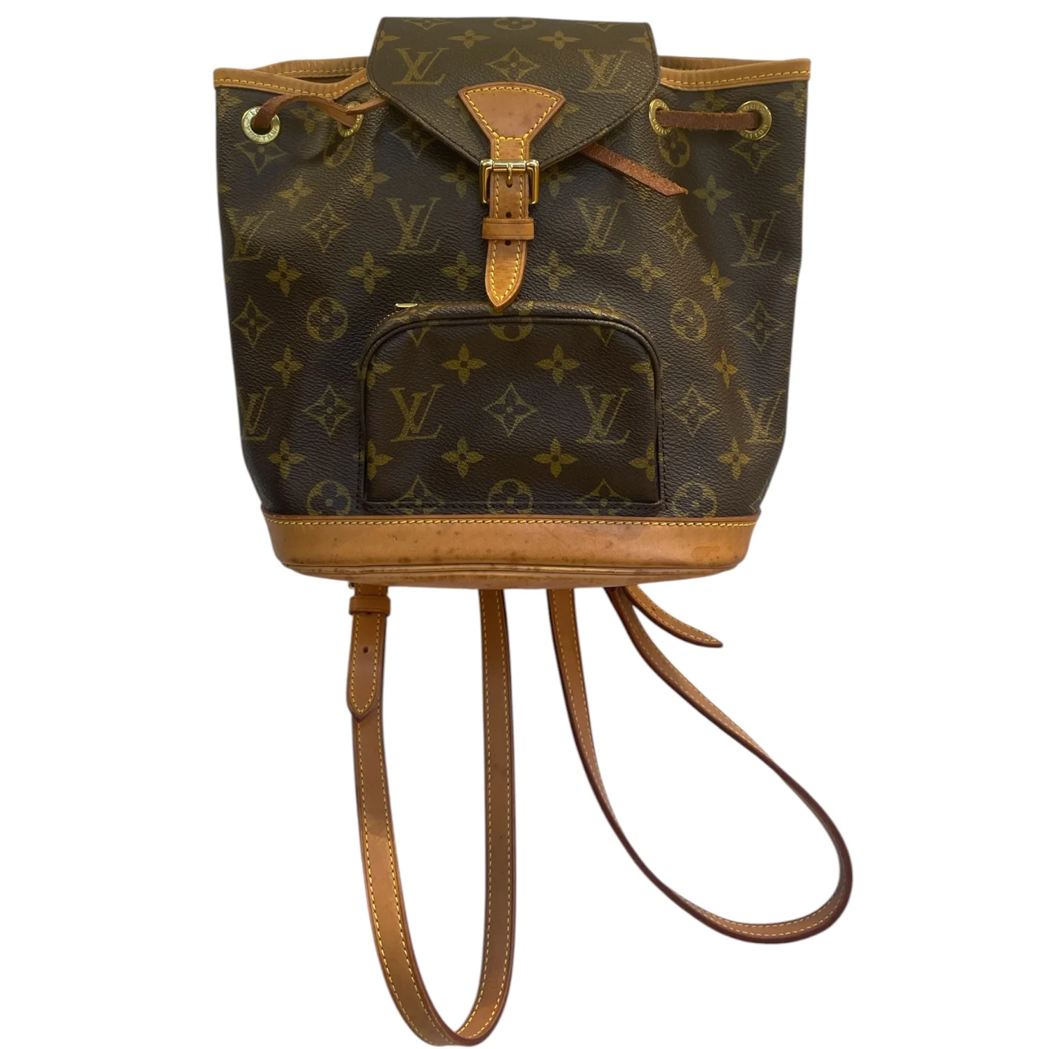 LOUIS VUITTON/Backpack/Monogram/Leather/BRW/backpack