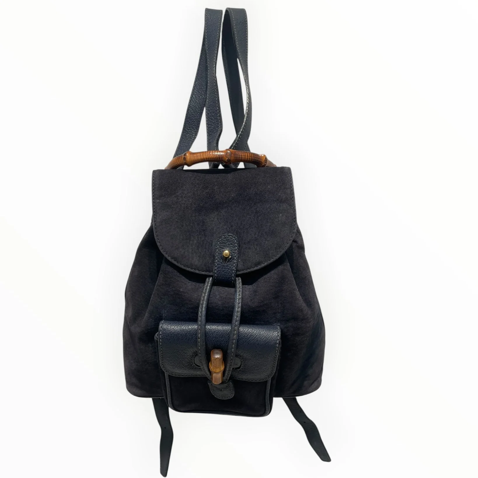 GUCCI/Backpack/Leather/BLK/Bamboo handle mini backpack