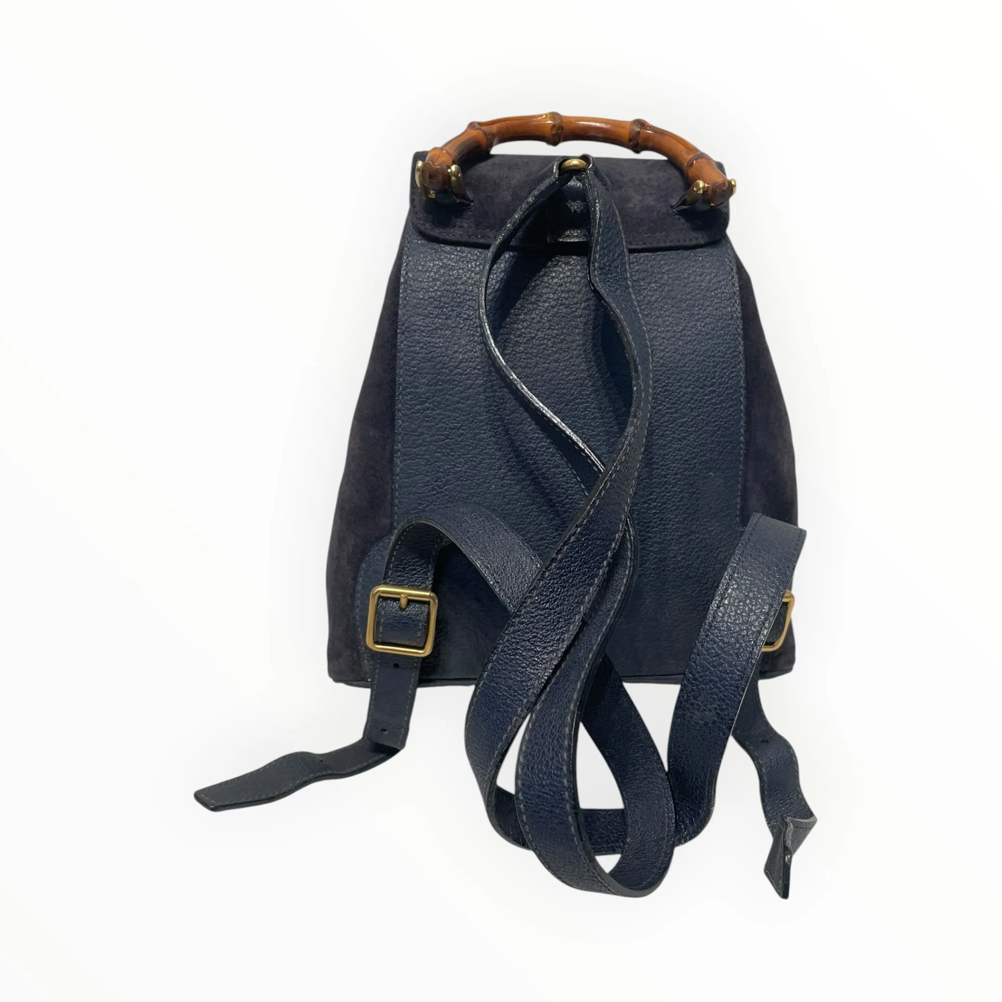 GUCCI/Backpack/Leather/BLK/Bamboo handle mini backpack
