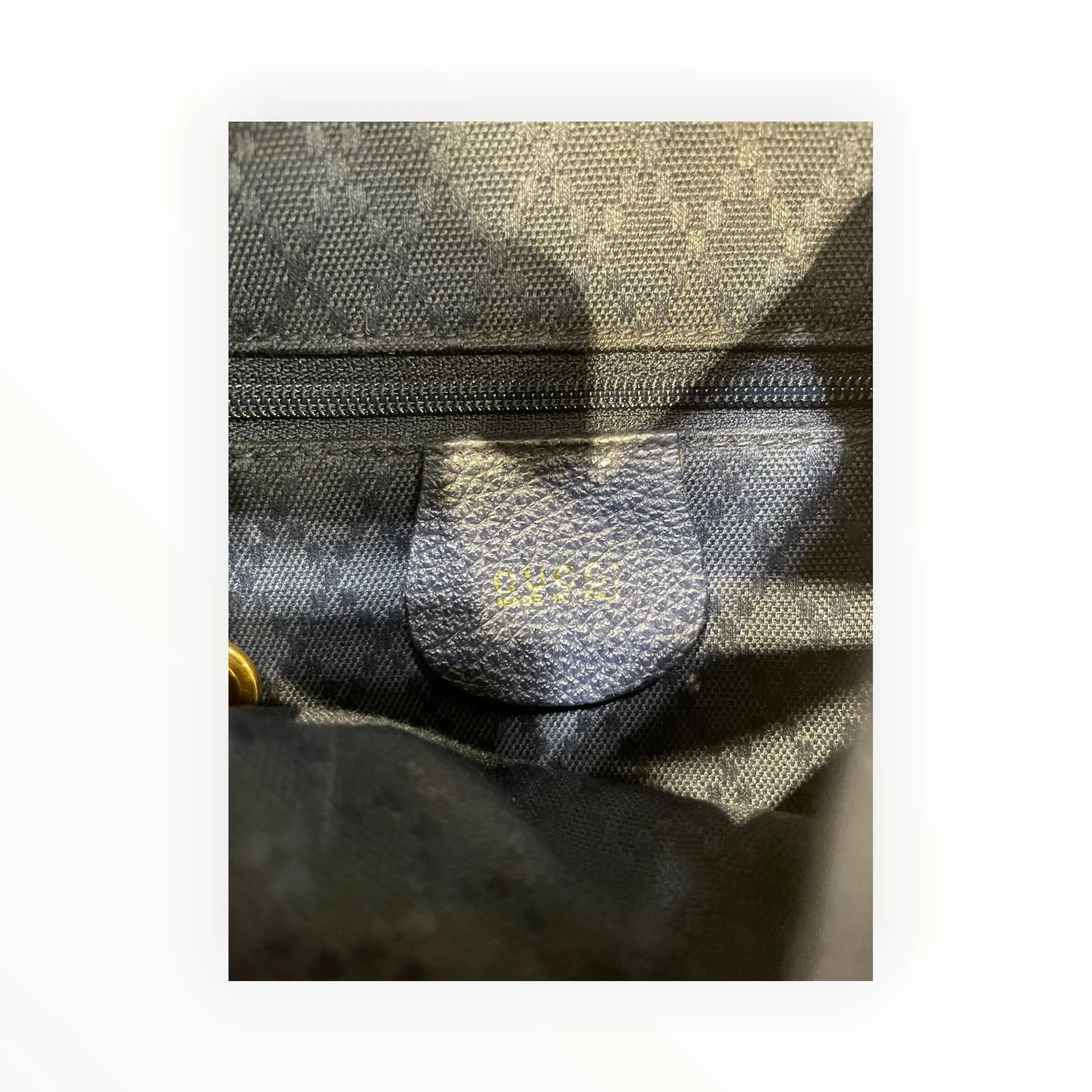 GUCCI/Backpack/Leather/BLK/Bamboo handle mini backpack