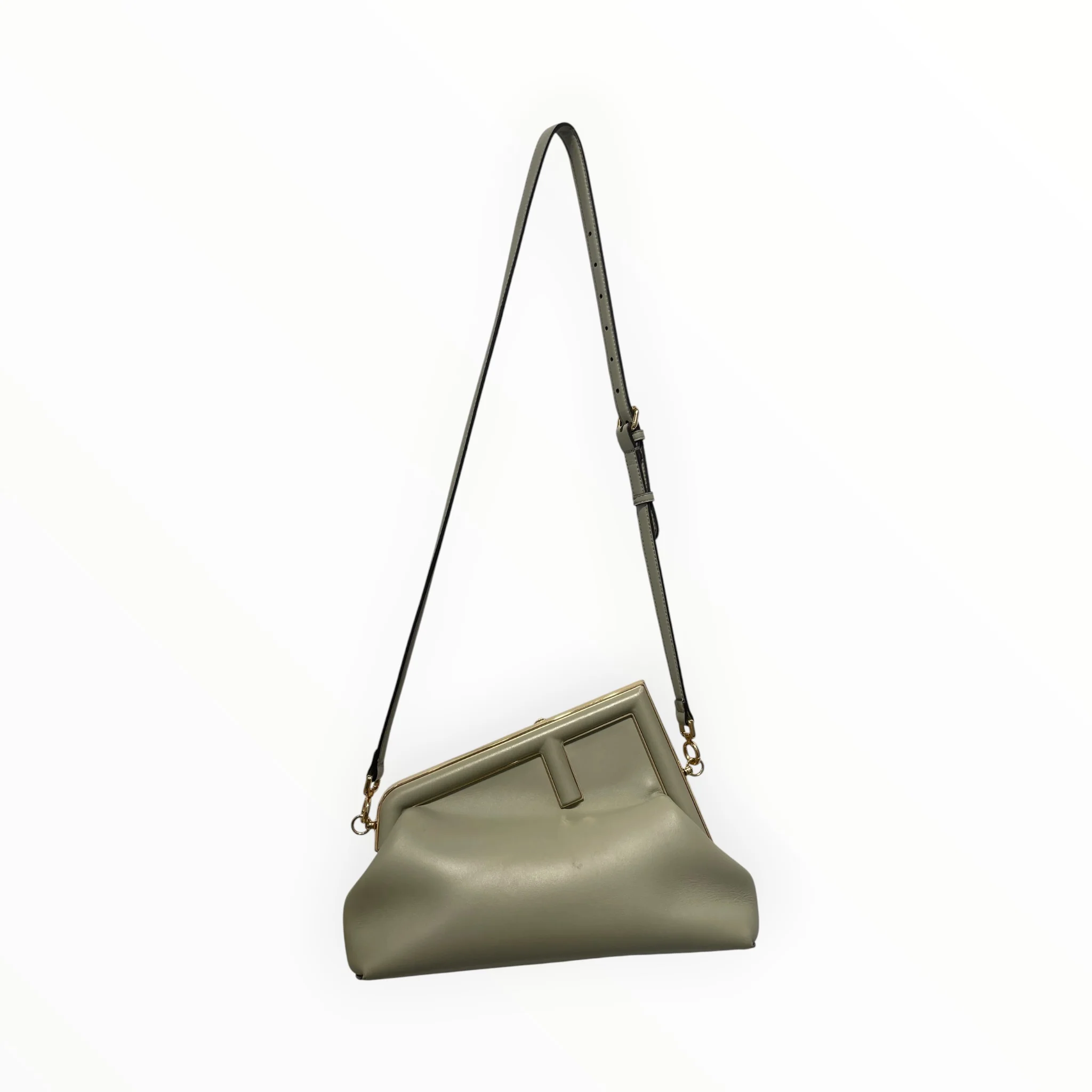 FENDI/Cross Body Bag/Leather/GRN/fendi first bag